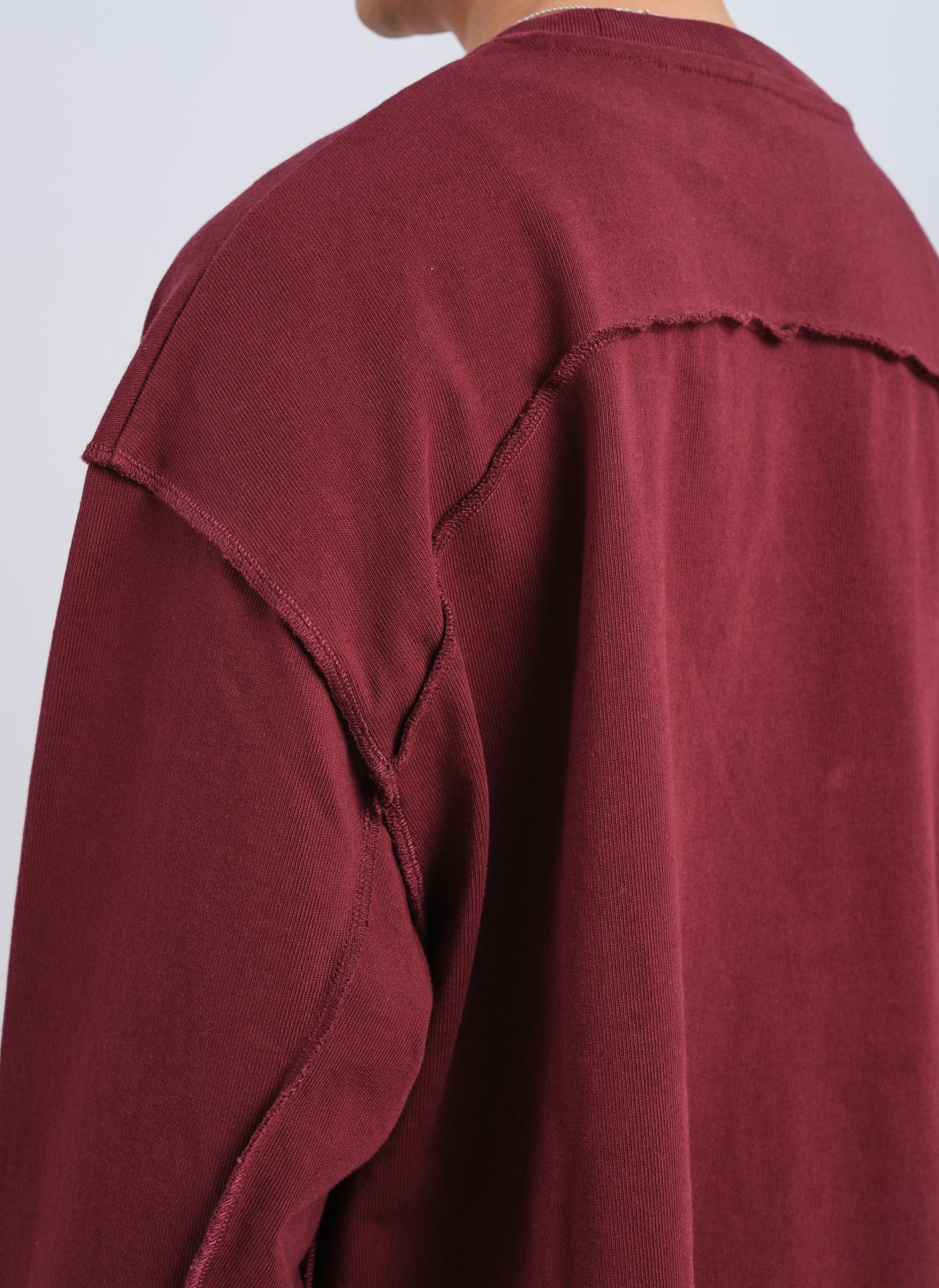 Heavy Cotton Jersey Raw Edge Top - Umamrii