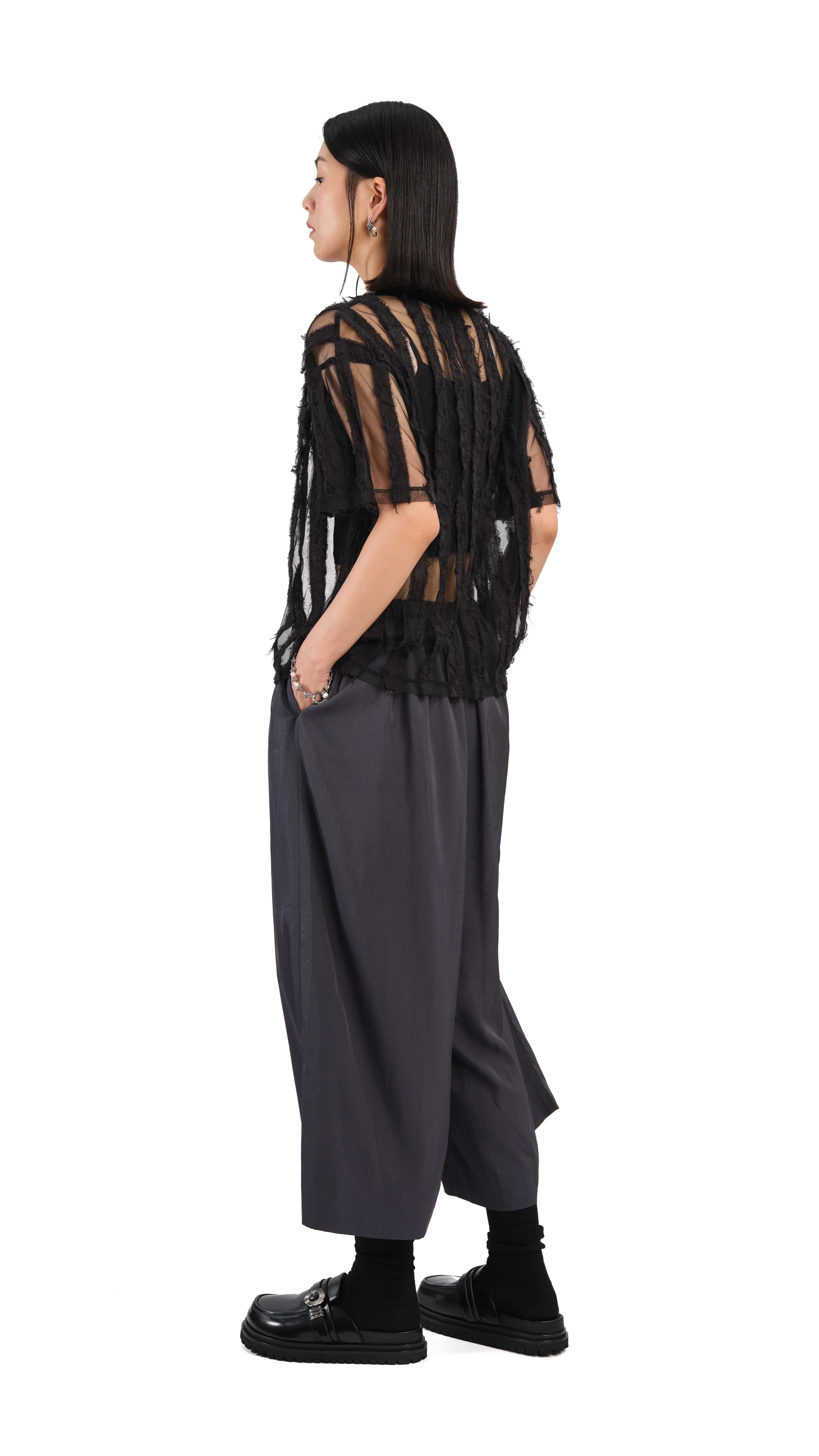 Mesh Patch Top - Umamrii