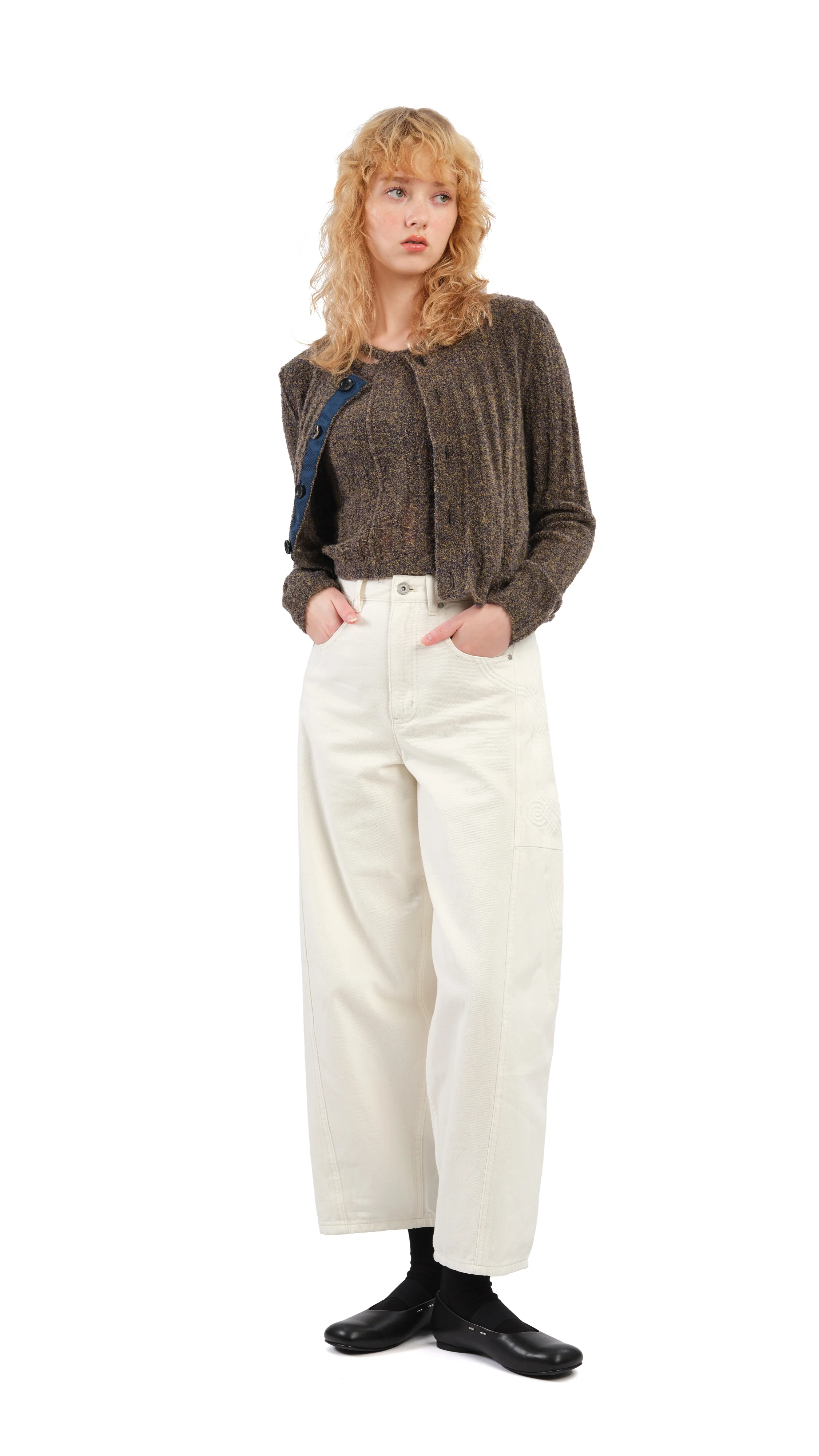 Boucle Cropped Vest - Umamrii