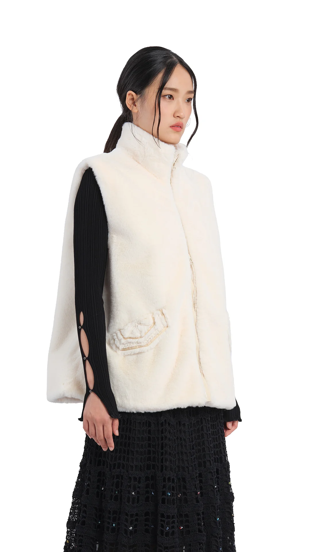 Faux Fur Vest - Umamrii