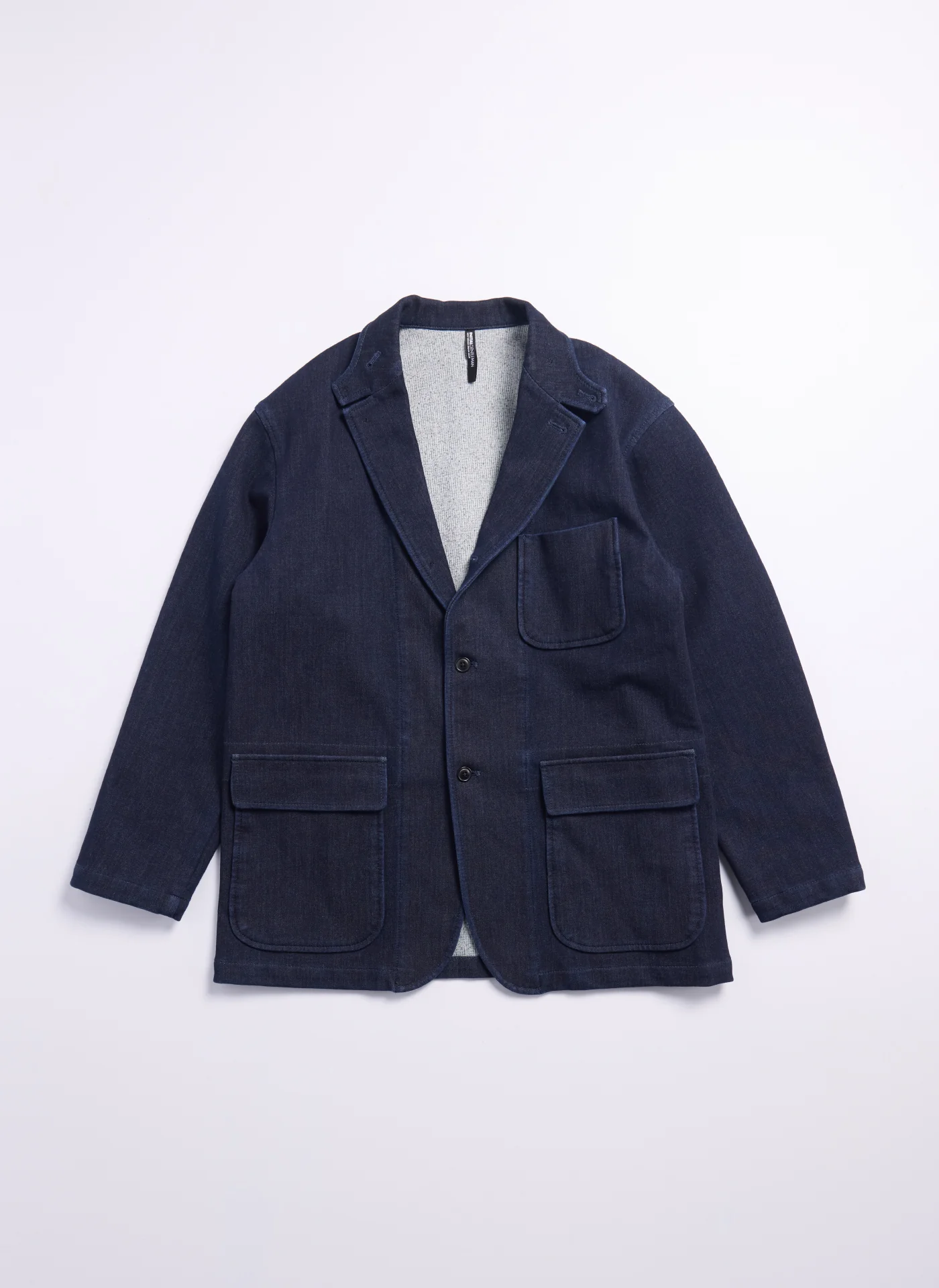 3D Printing Down Denim Fabric Soft Worker Blazer - Umamrii