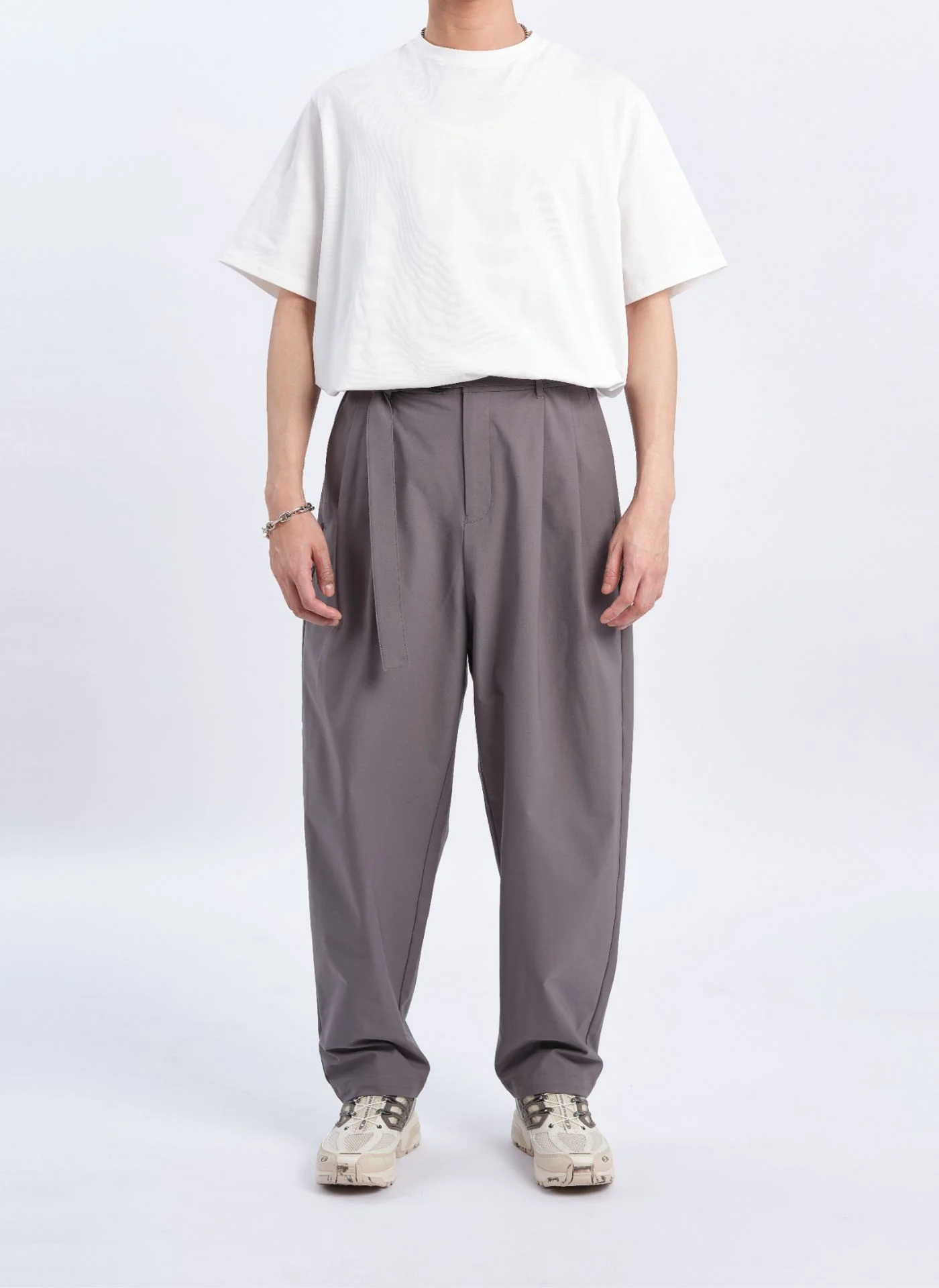 Cotton Touch Solotex Wide Tapered Pants (P-12) - Umamrii