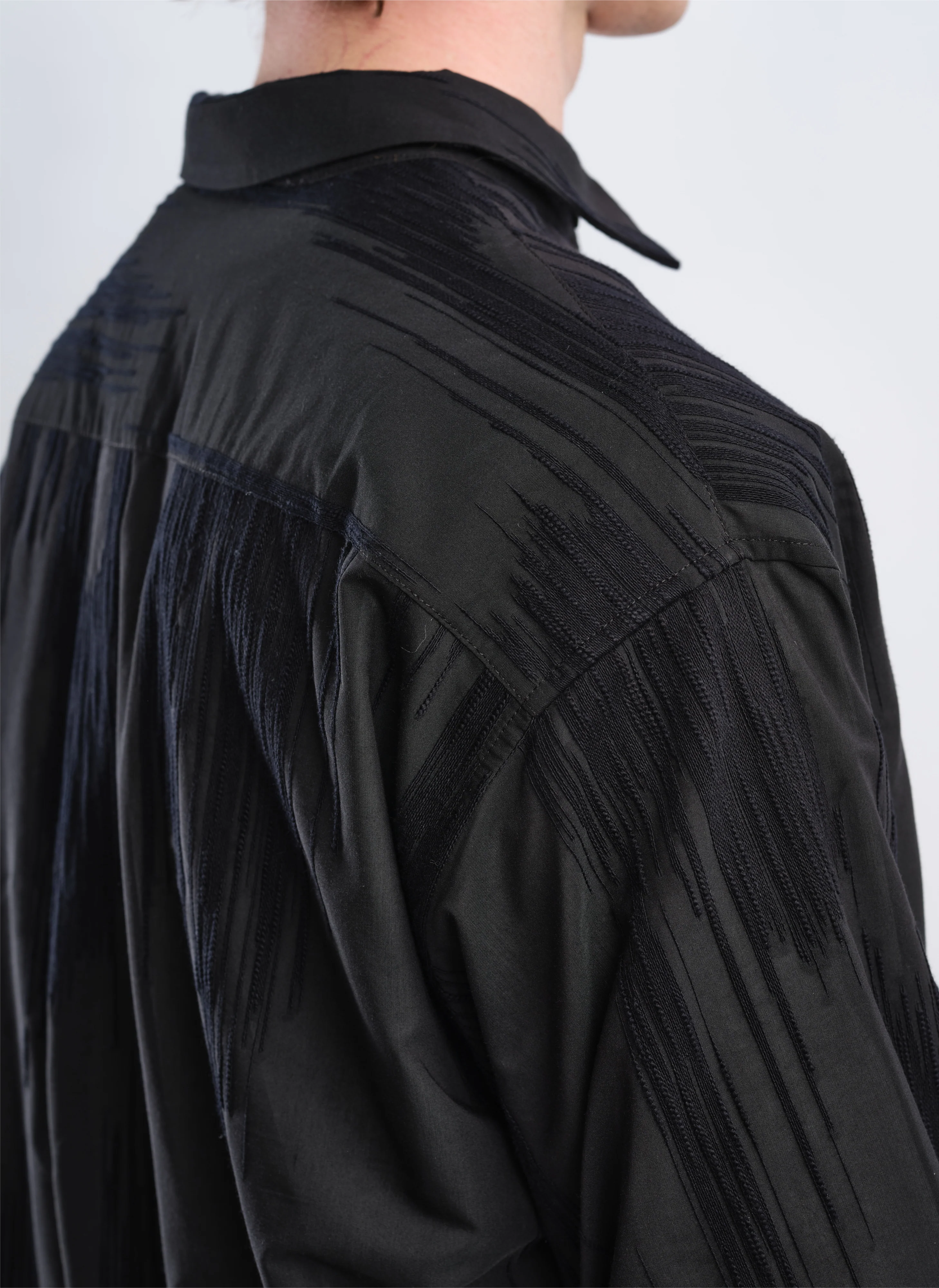 Cotton Embroidery Shirt Jacket - Umamrii