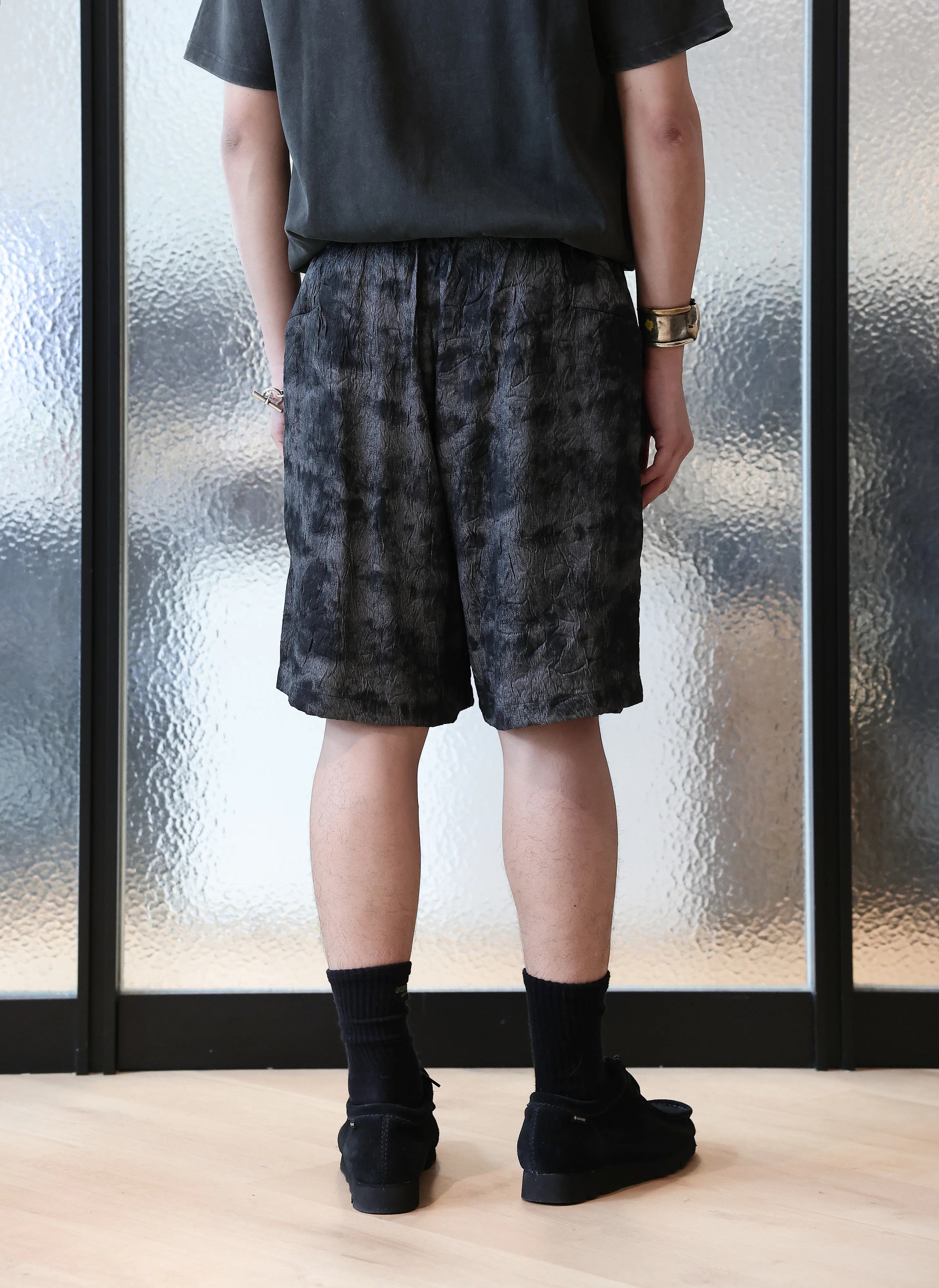 Jacquard Crinkle Shorts - Umamrii