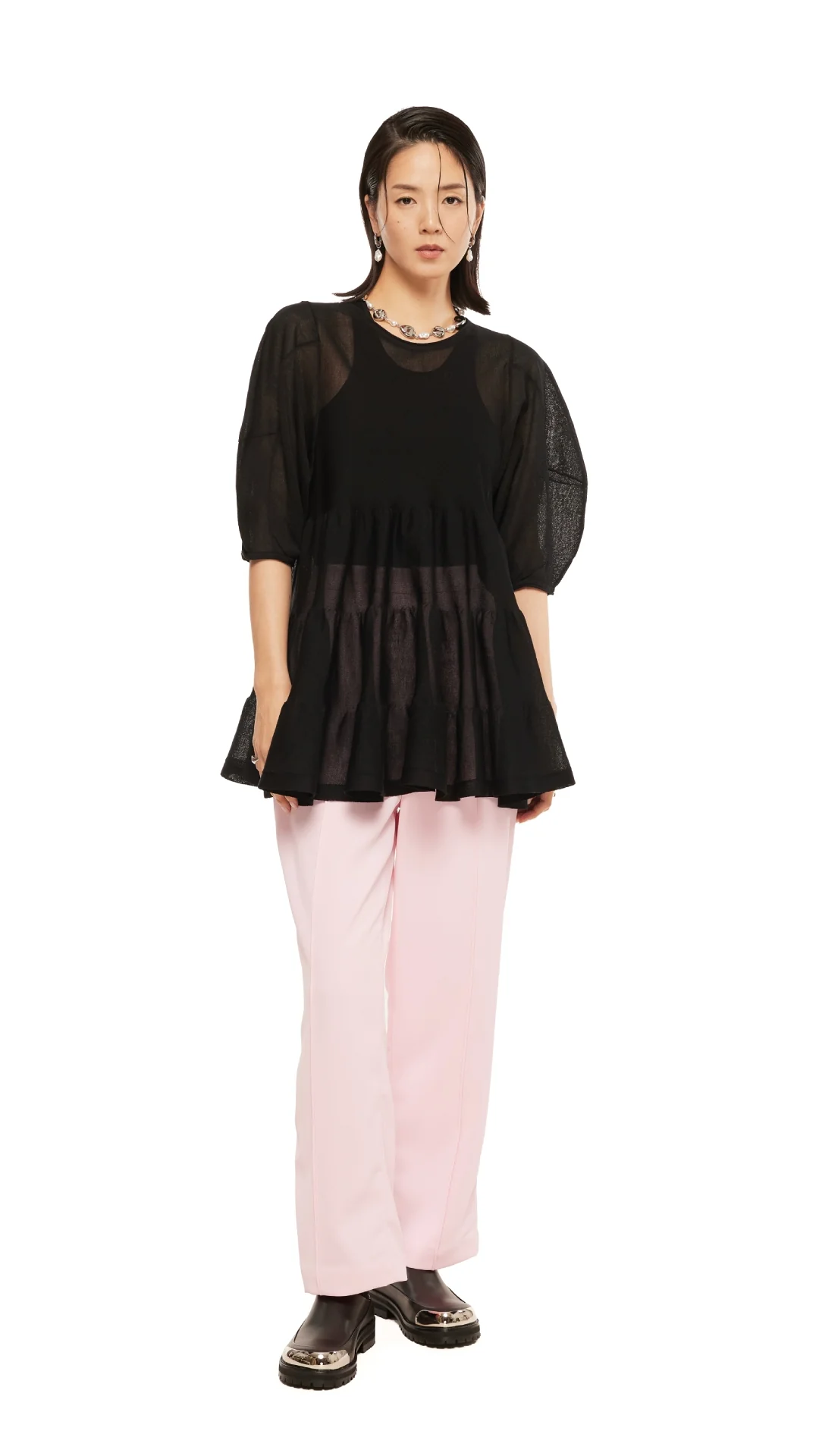 2 In 1 Straight Pants - Umamrii