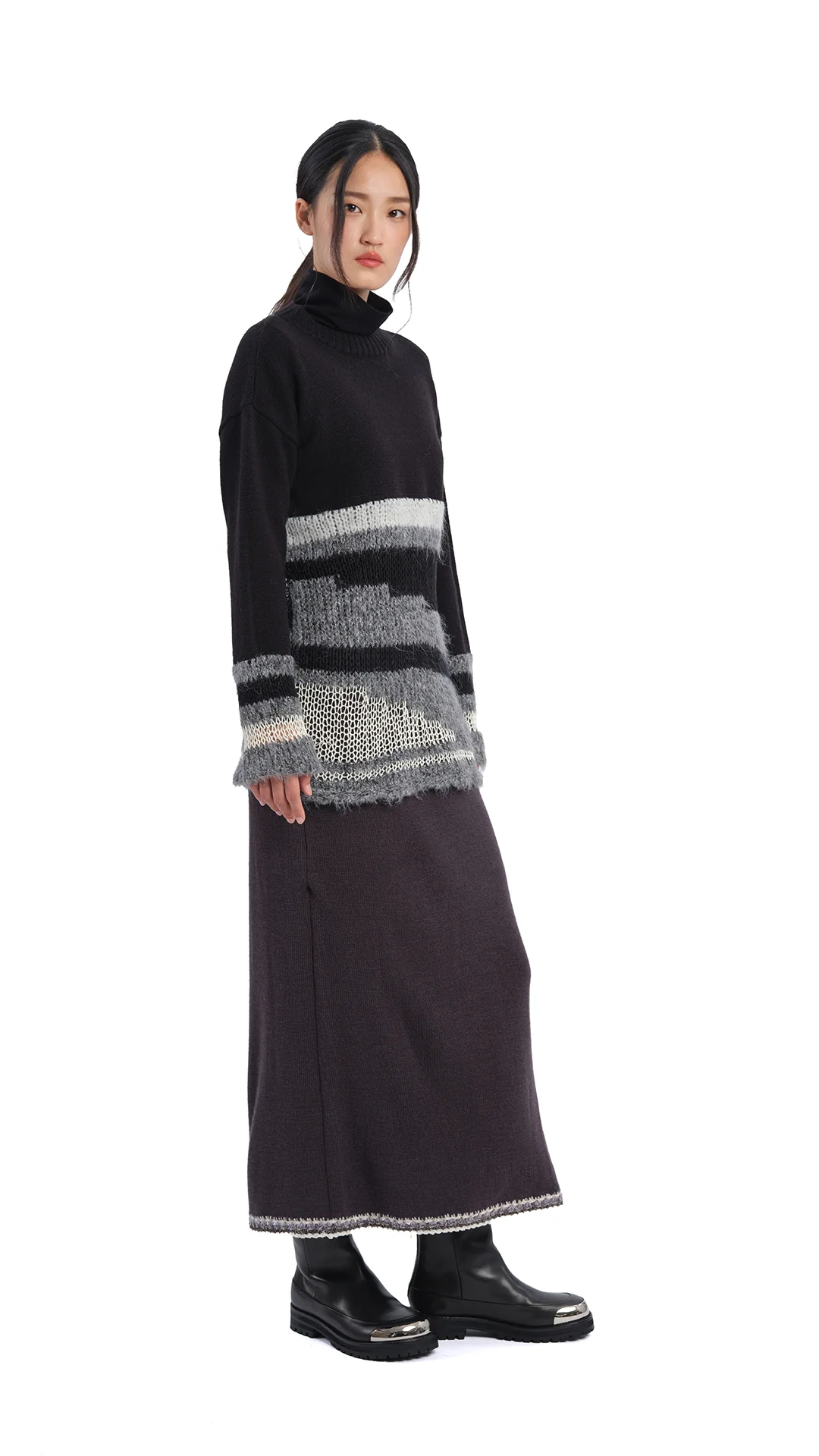 Mix Yarn Sweater - Umamrii