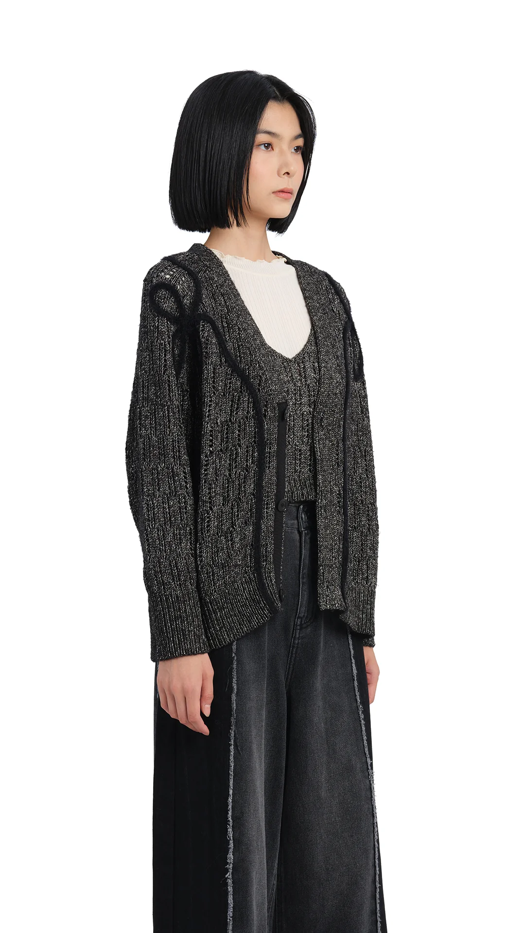 Textural Cardigan - Umamrii