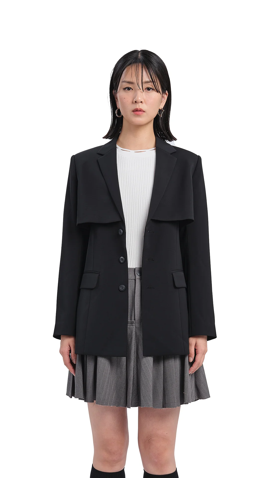 Cut Out Blazer - Umamrii