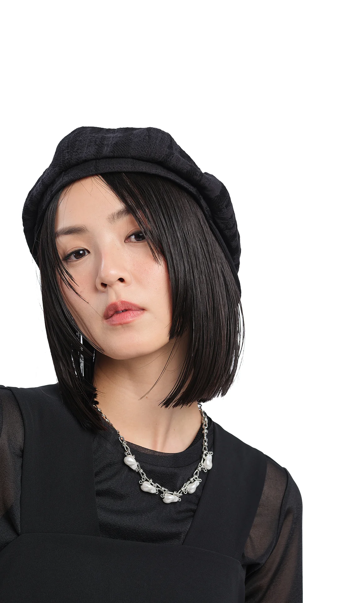 Textured Turtle Newsboy Cap - Umamrii