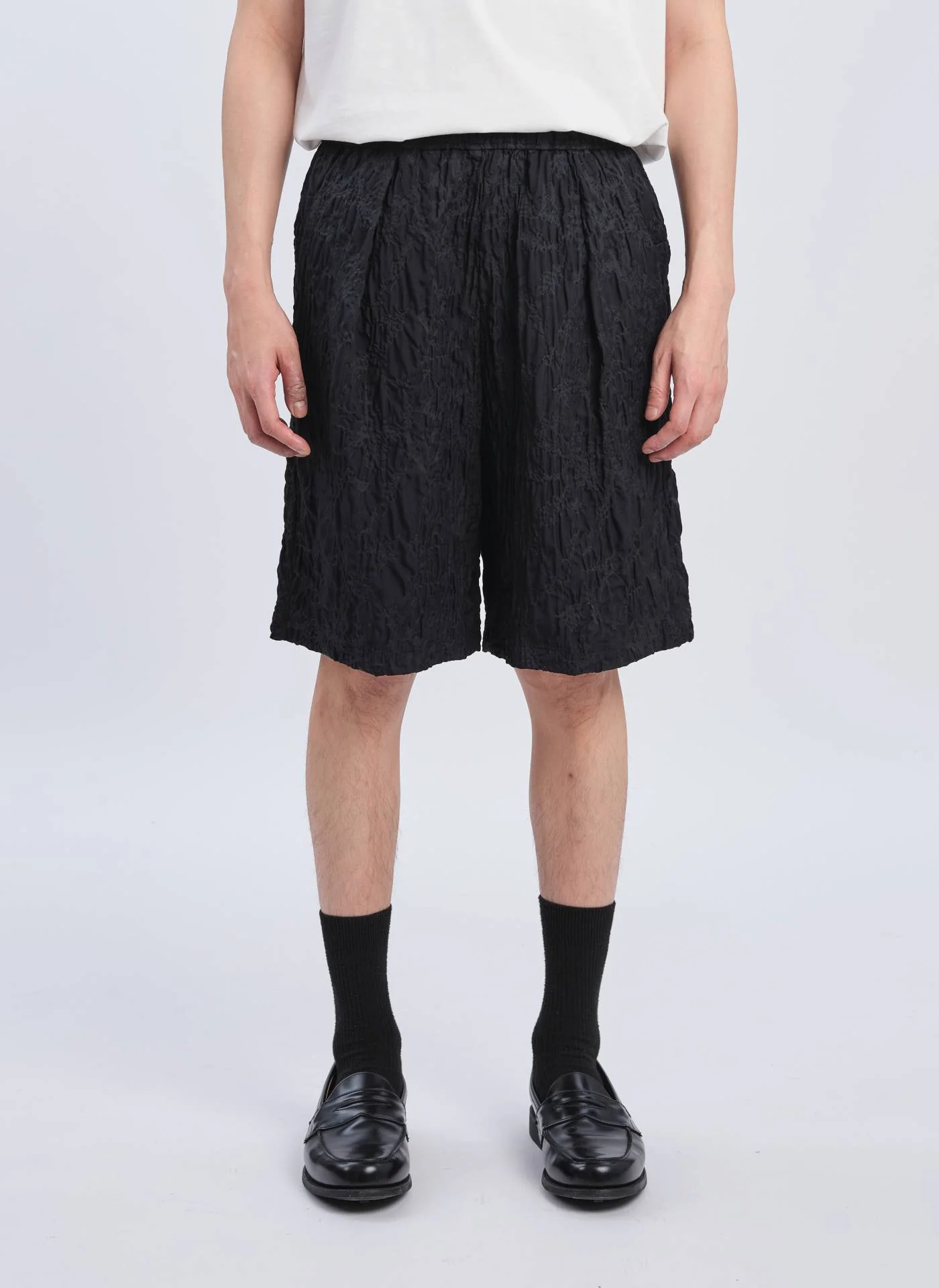 Nylon Embossed Shorts - Umamrii