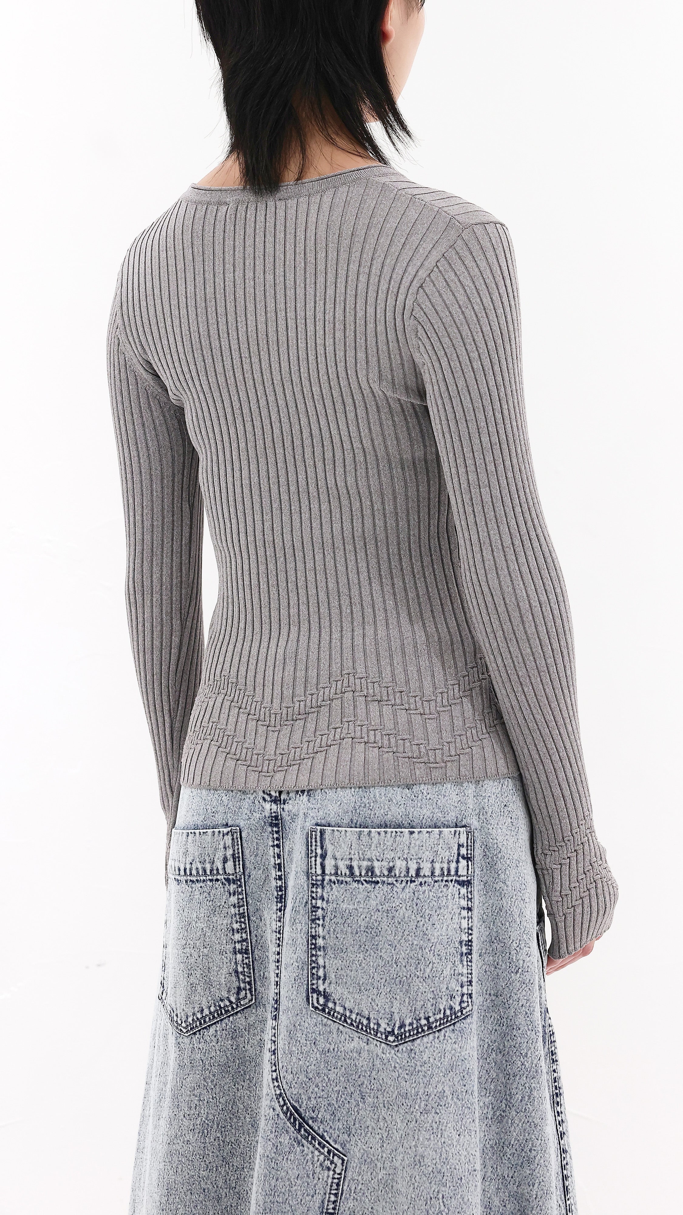Fancy Knit Pullover - Umamrii