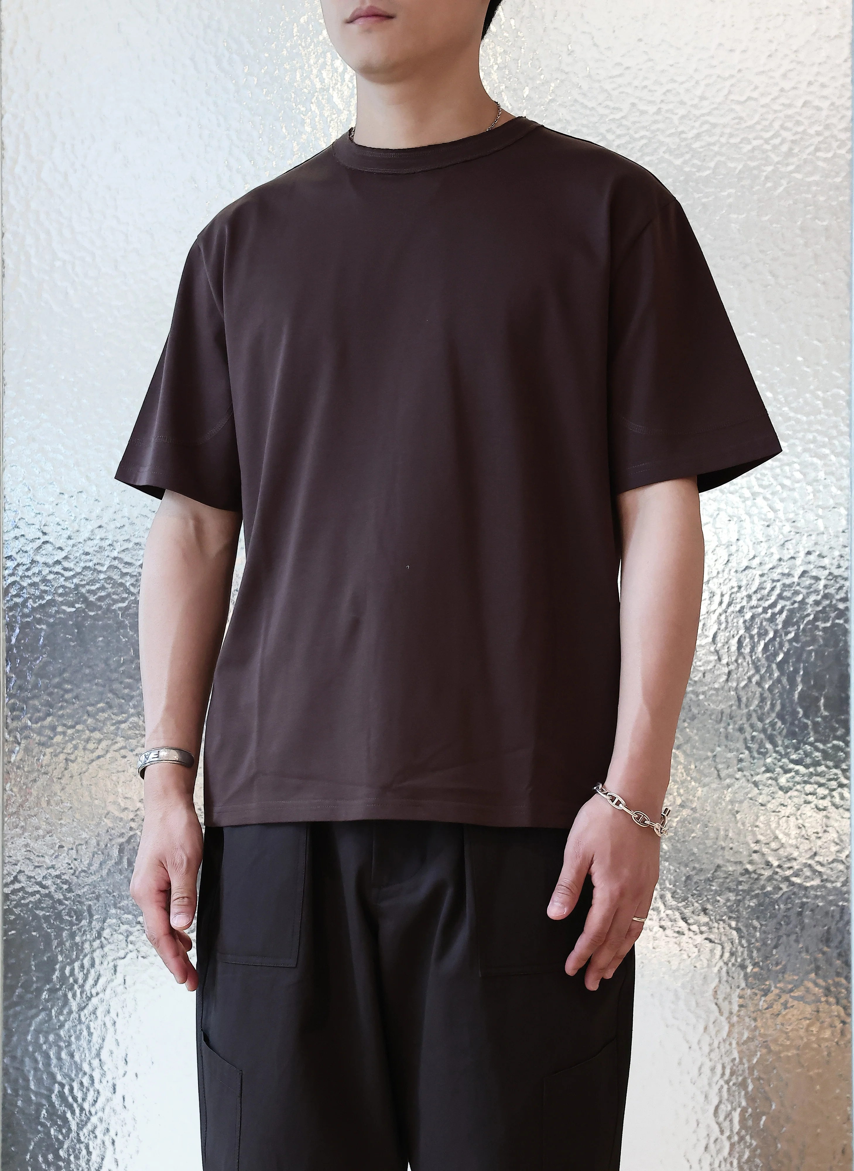 Mercerized Cotton T-shirt - Umamrii