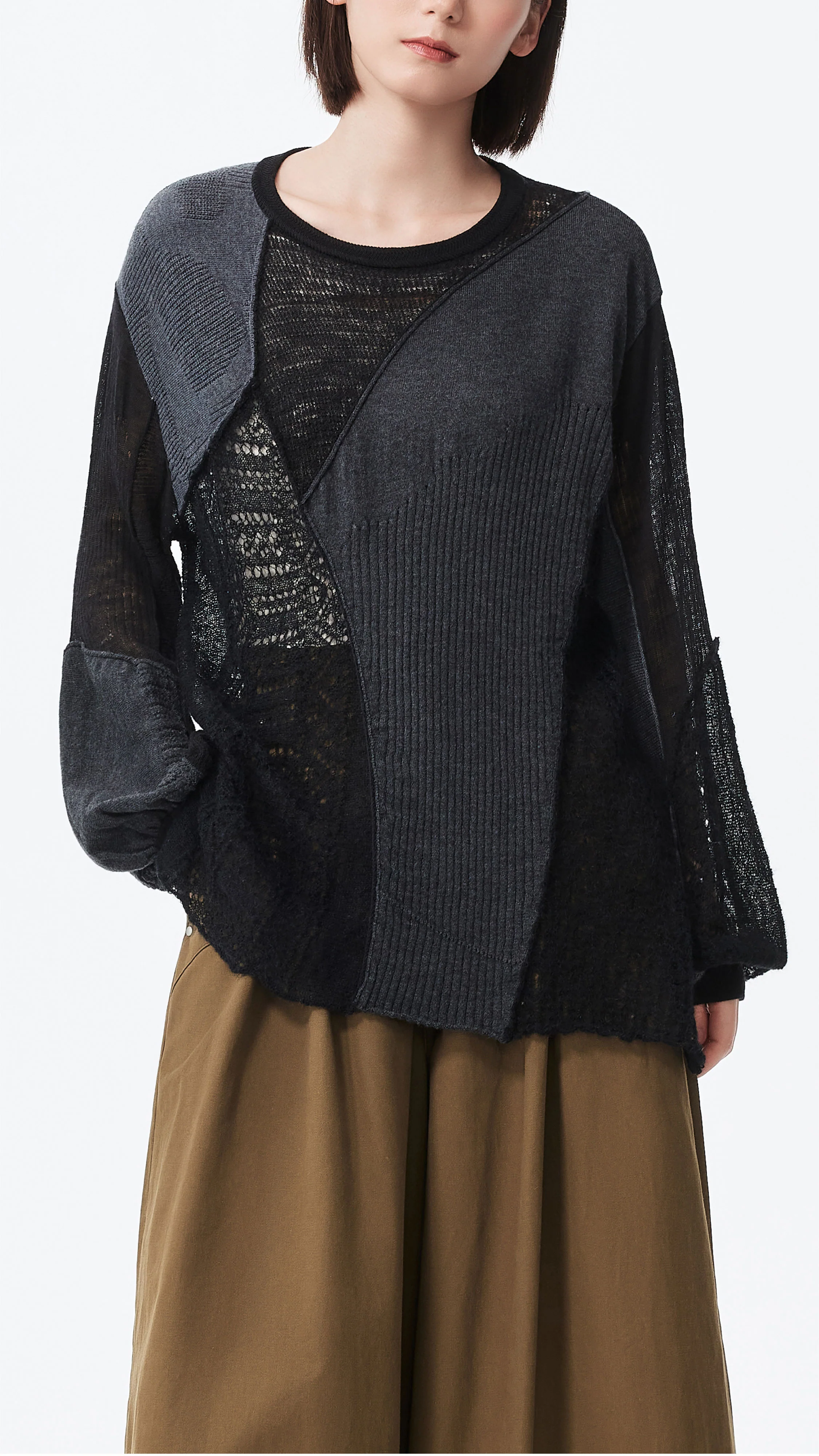 Patchwork Sweater - Umamrii