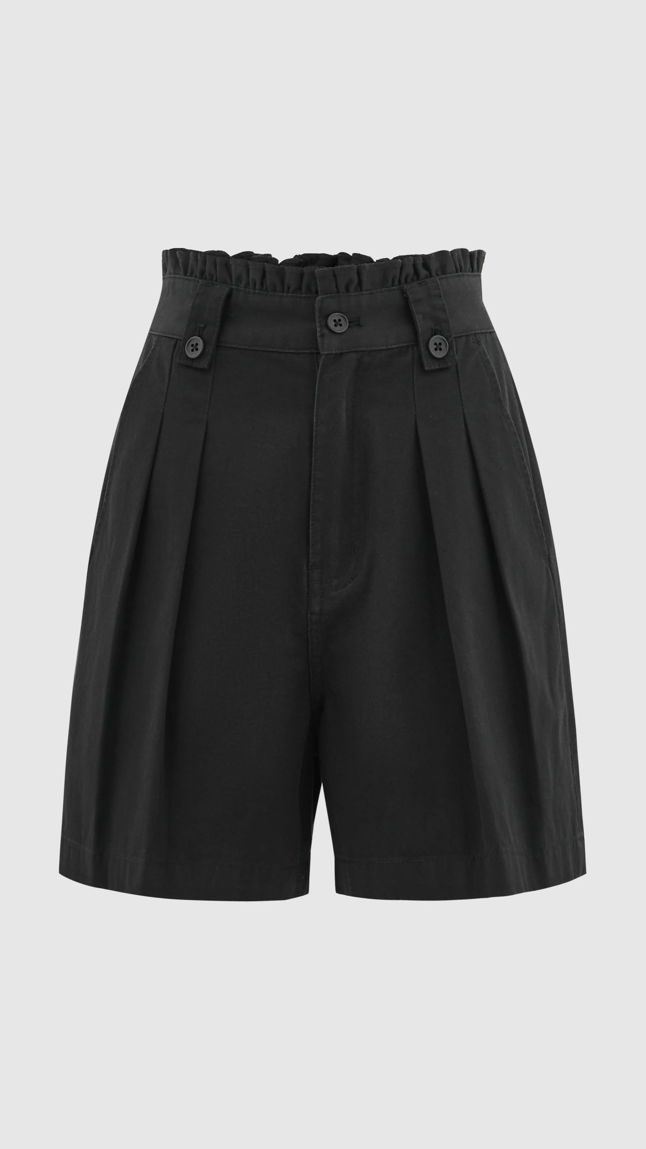 Ruffles Trim Waist Shorts - Umamrii