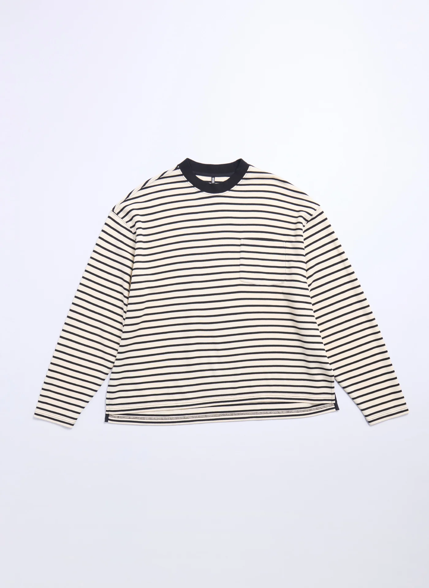 Jacquard Long Sleeves Border Top (T-06) - Umamrii