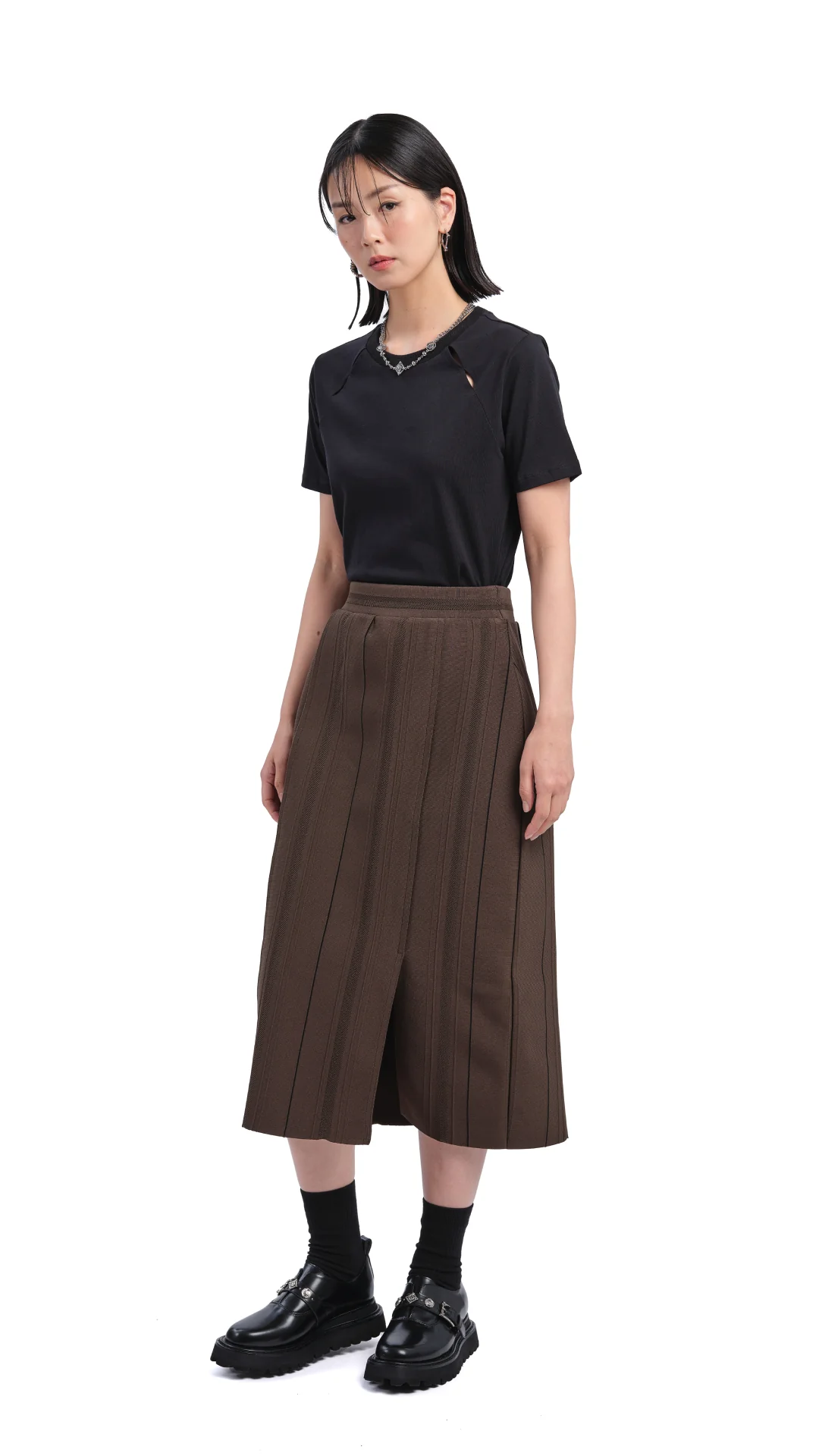 Textured Essential Tee - Umamrii