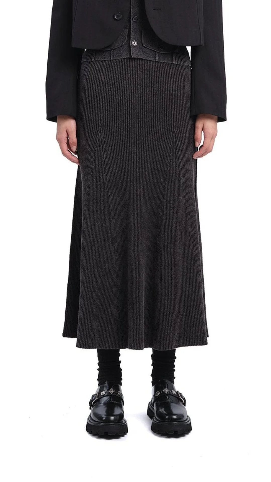 Soil Knit Fish Tail Skirt - Umamrii