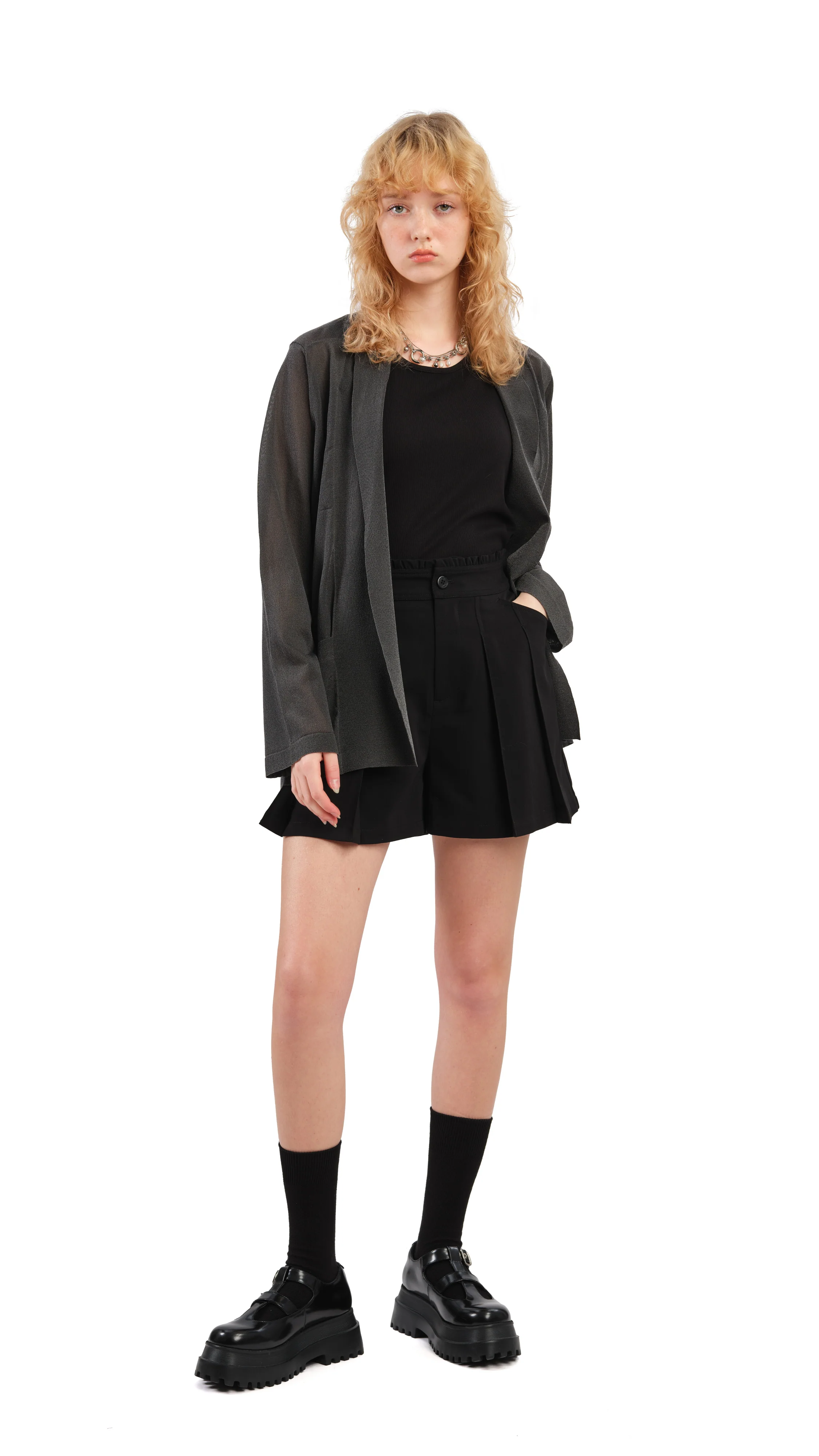 Sheer Knit Blazer - Umamrii