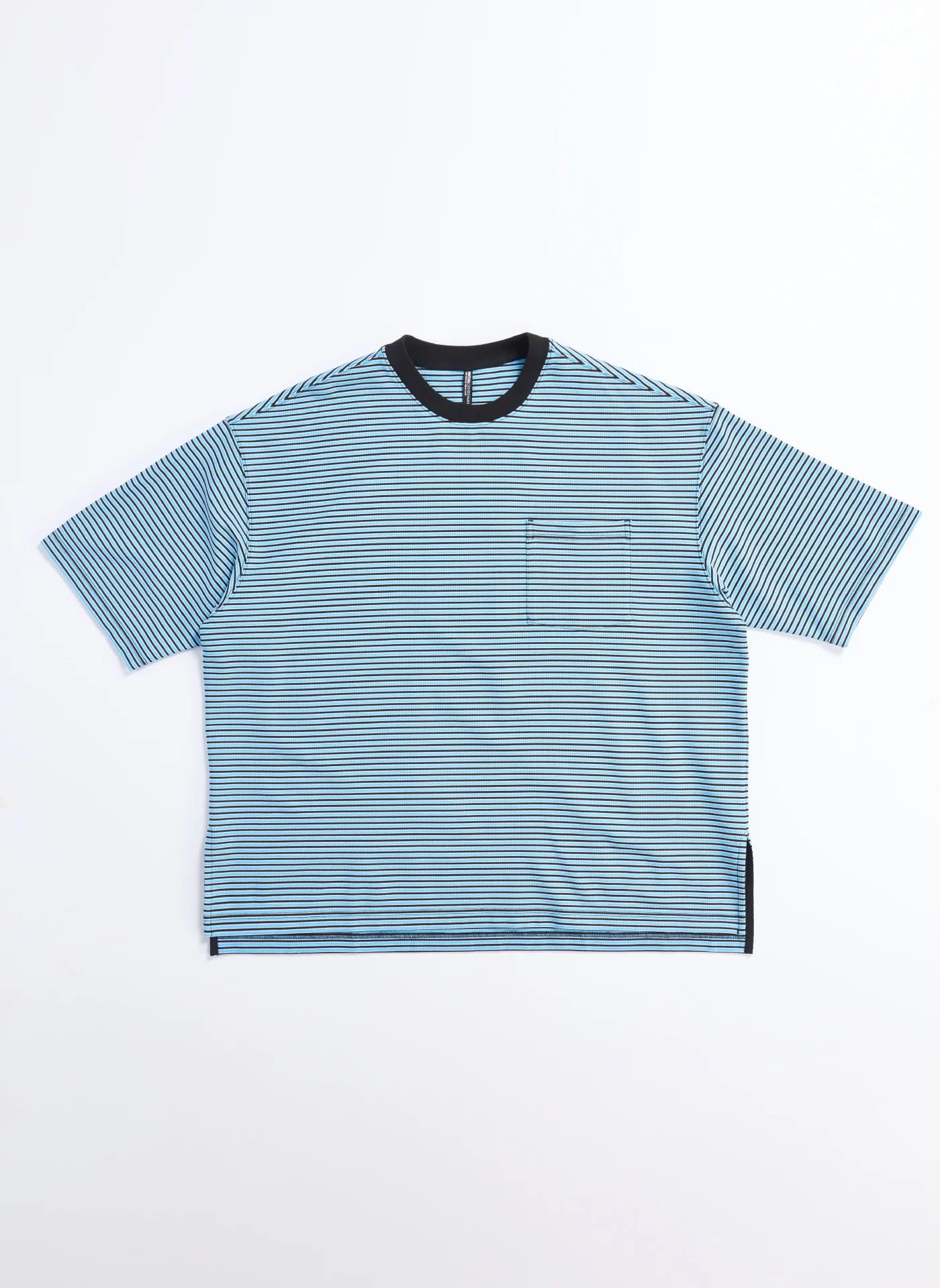 Jacquard Short Sleeves Border Top (T03) - Umamrii