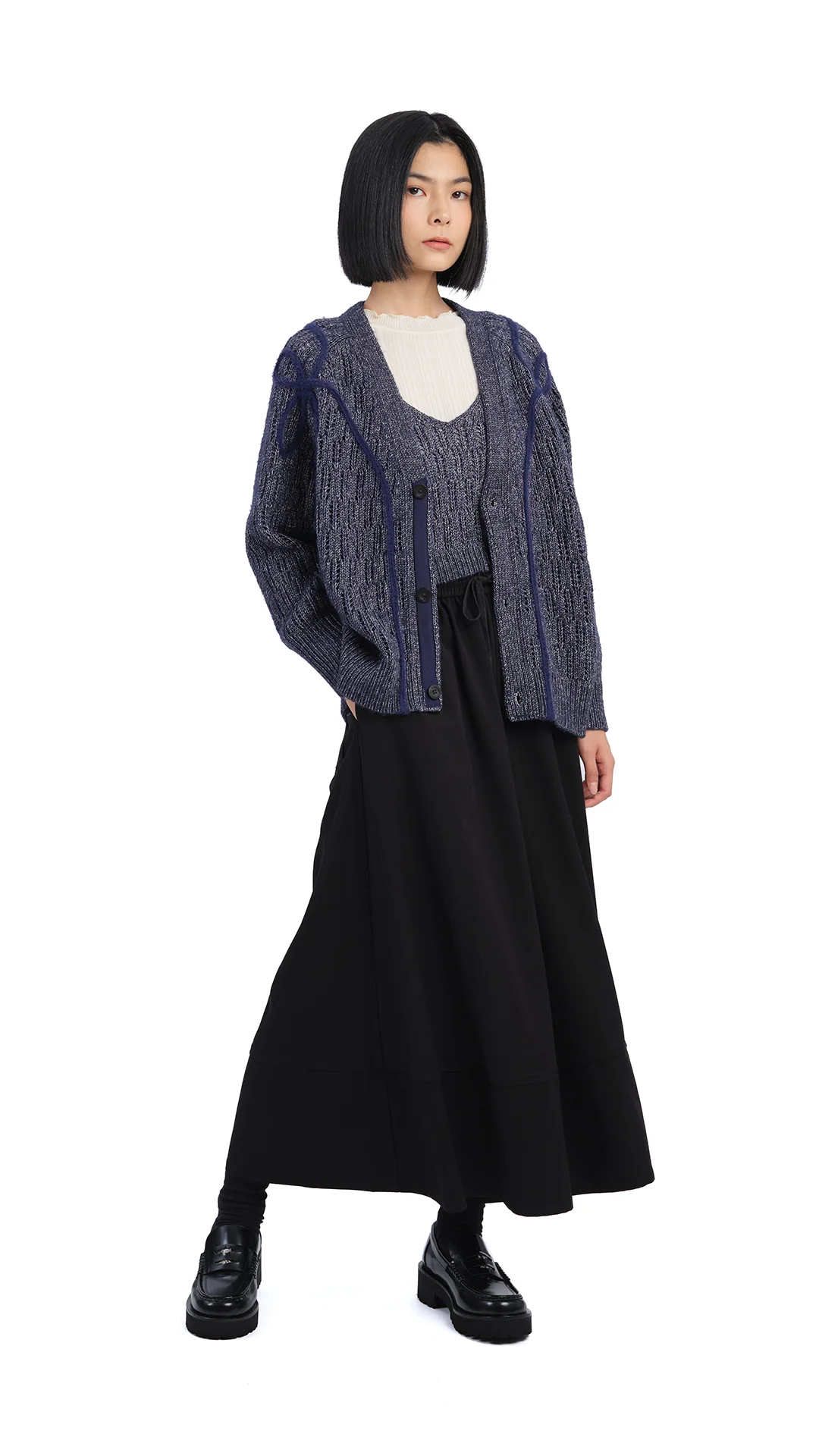 Textural Knit Vest - Umamrii