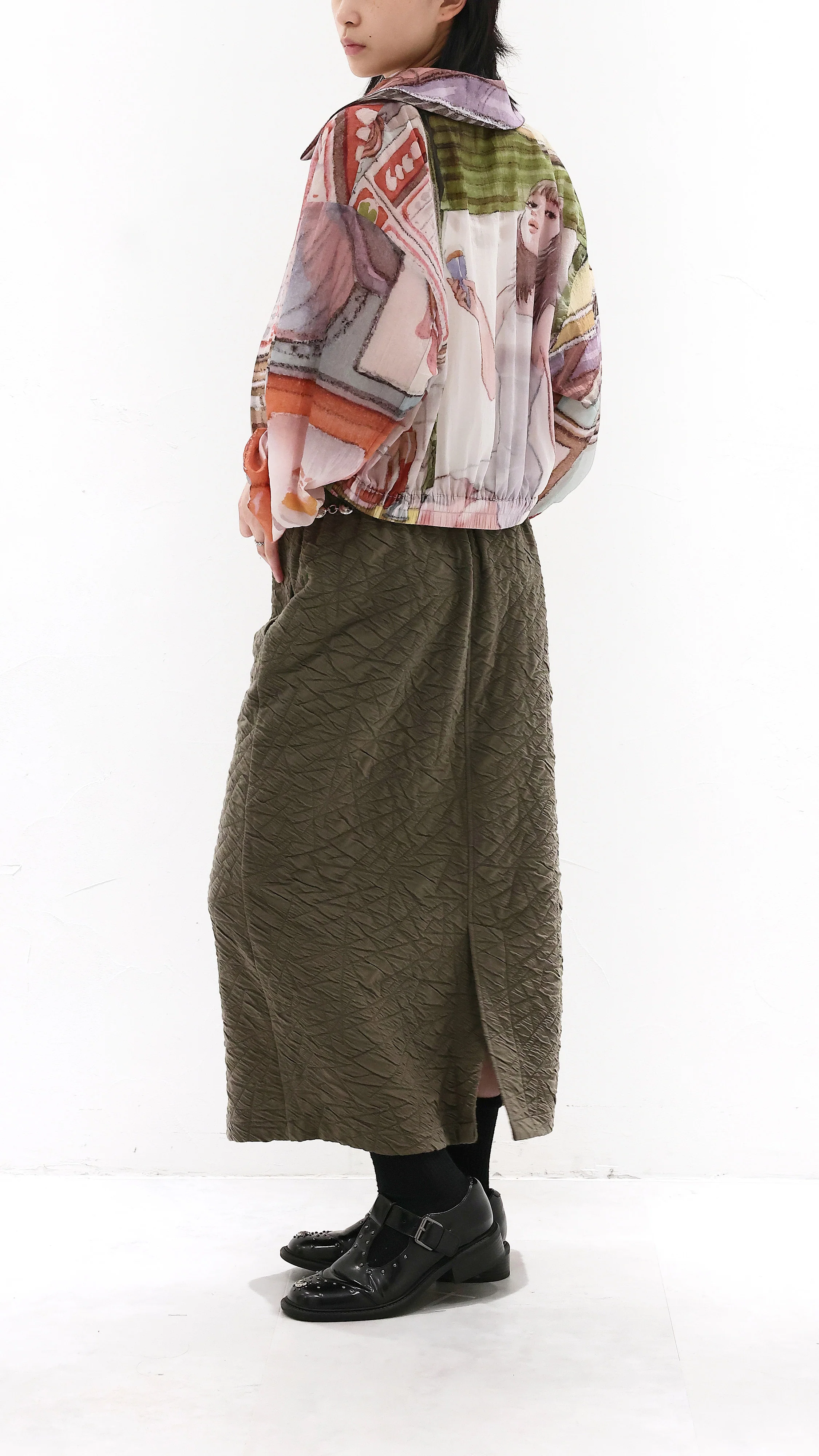 INITIAL x Little Thunder Pattern Work Jacket - Umamrii