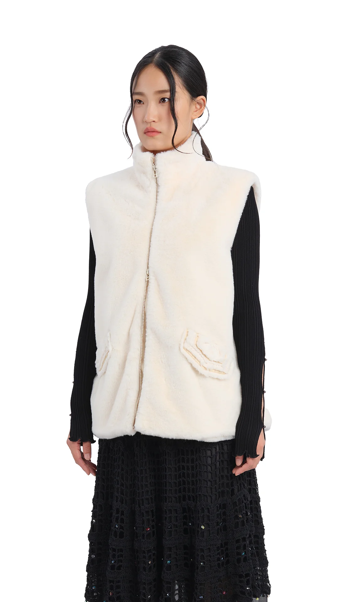 Faux Fur Vest - Umamrii