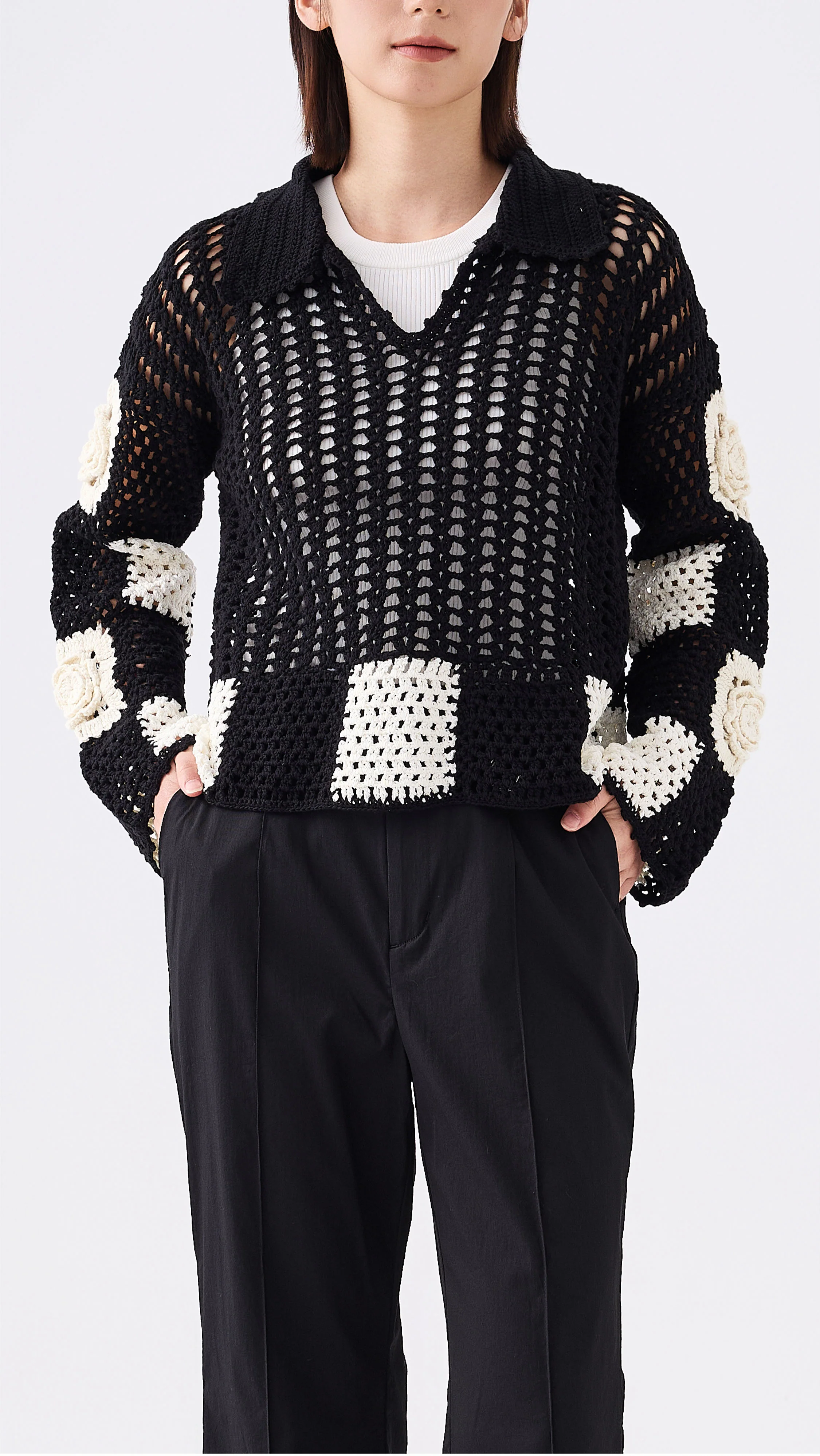 3D Crochet Sweater - Umamrii