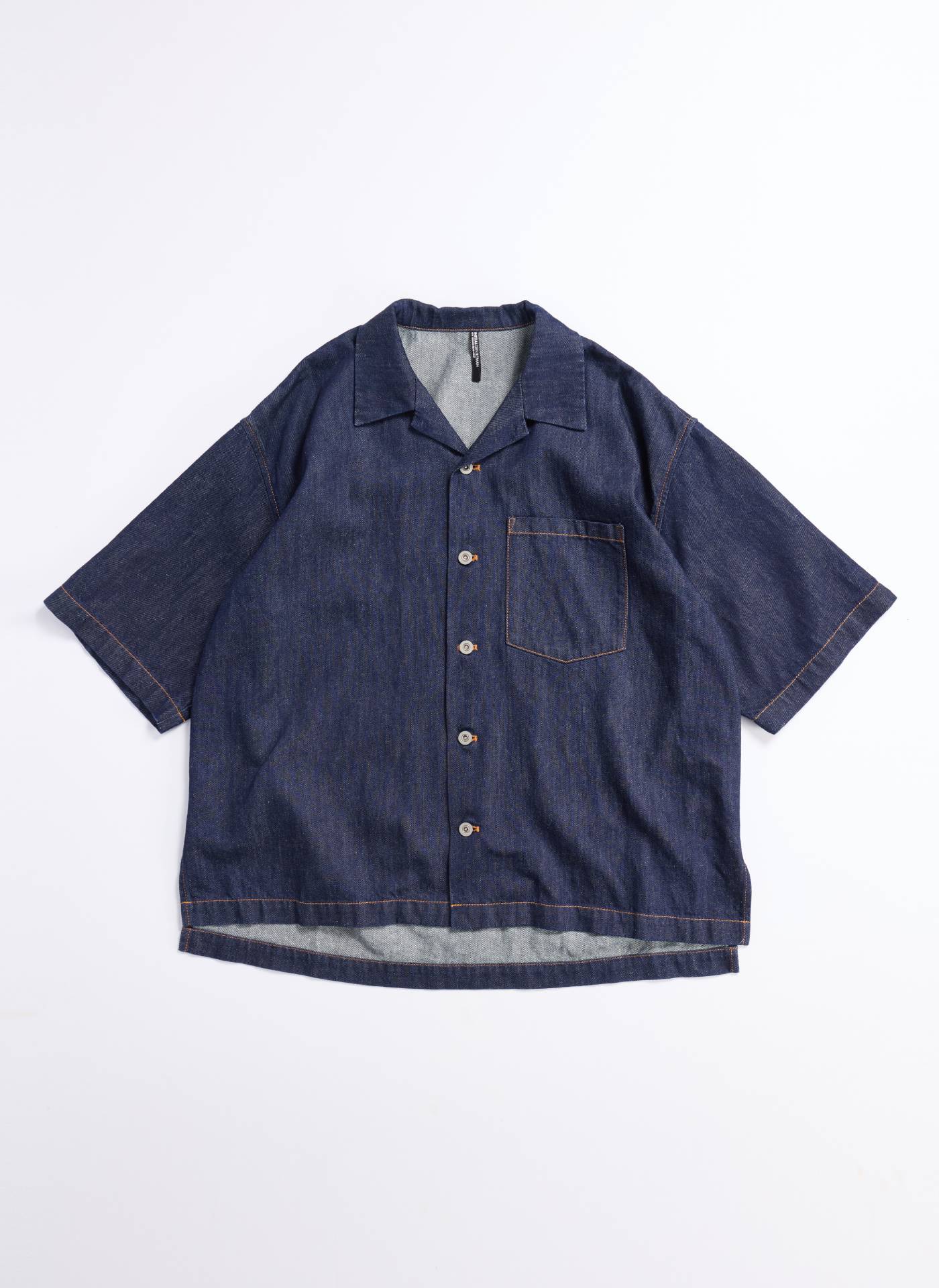 Indigo Cotton linen Denim Shirt Jacket - Umamrii
