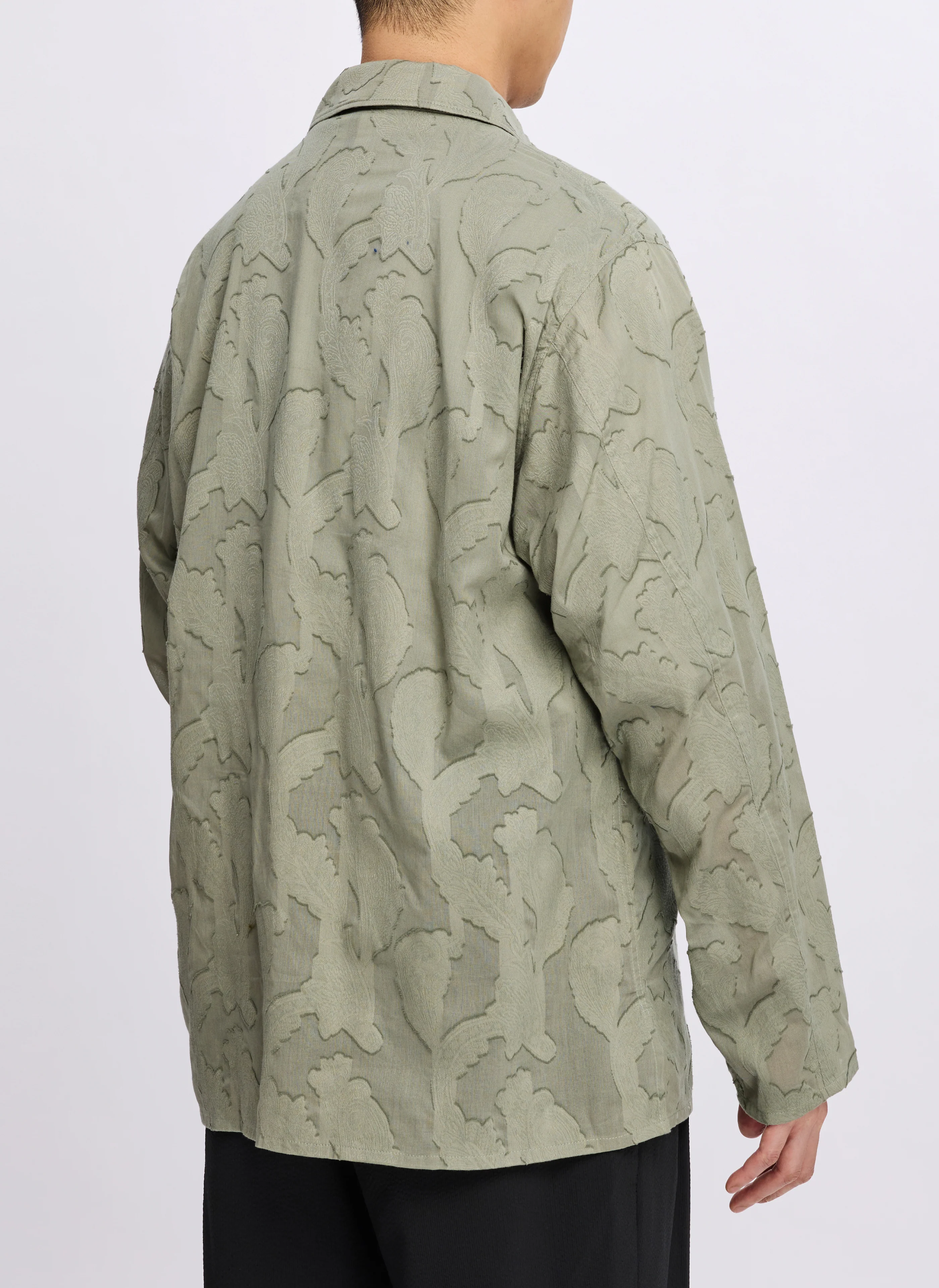 Japan Made Cotton Paisley Shirt Jacket - Umamrii
