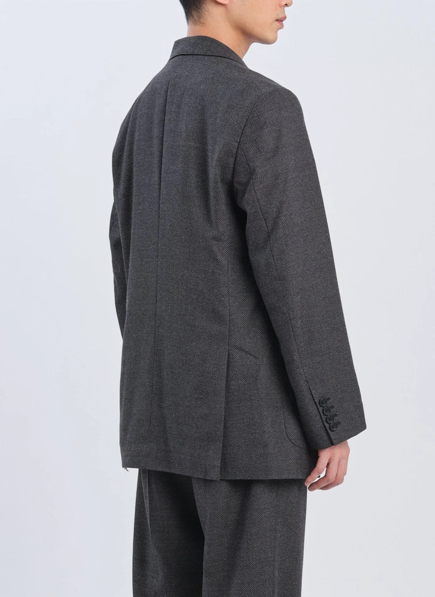 Naturemier Melange Polyester Soft Single Breasted Blazer - Umamrii