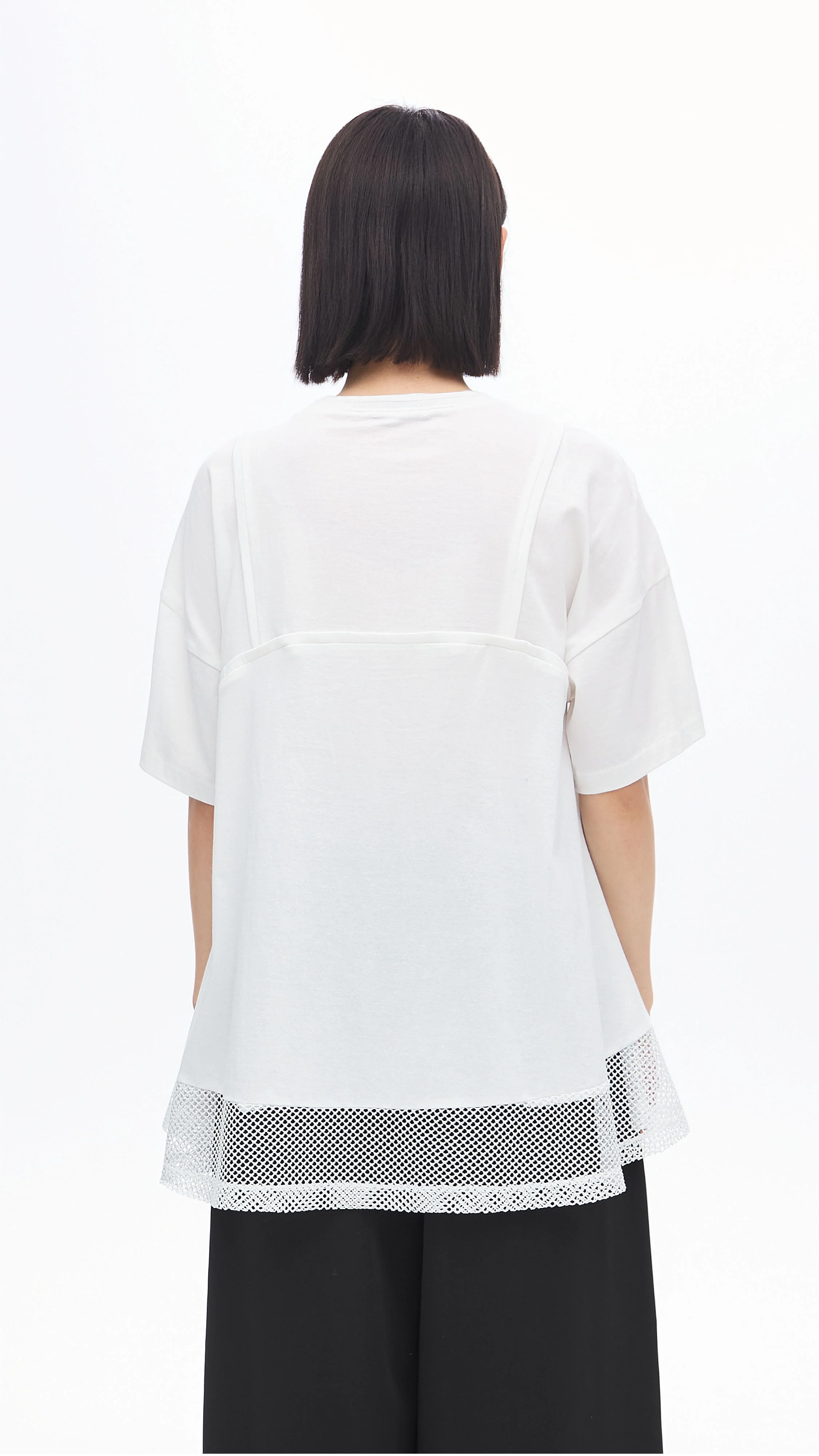 Cut-Sewn Patched Top - Umamrii