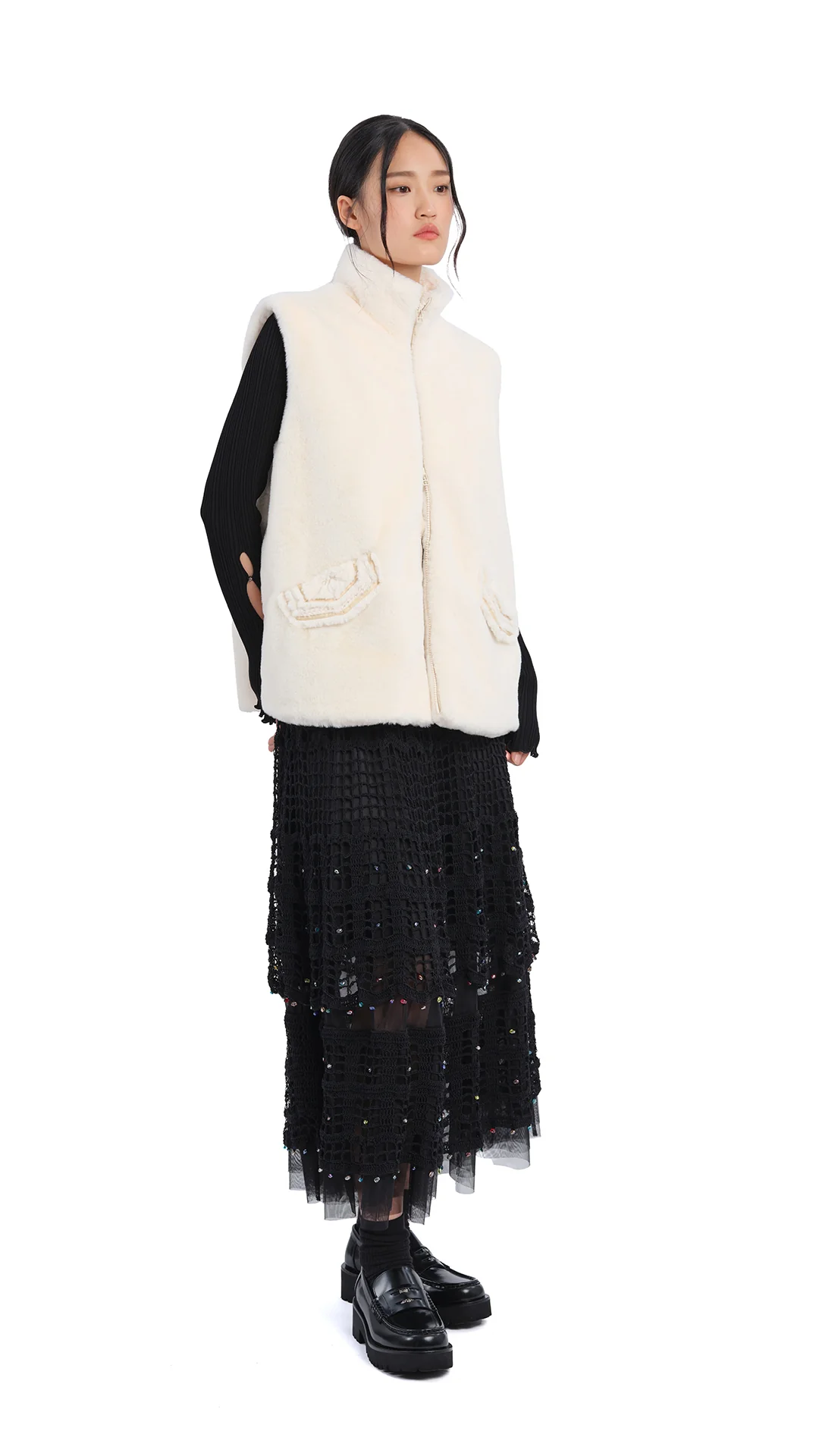 Faux Fur Vest - Umamrii