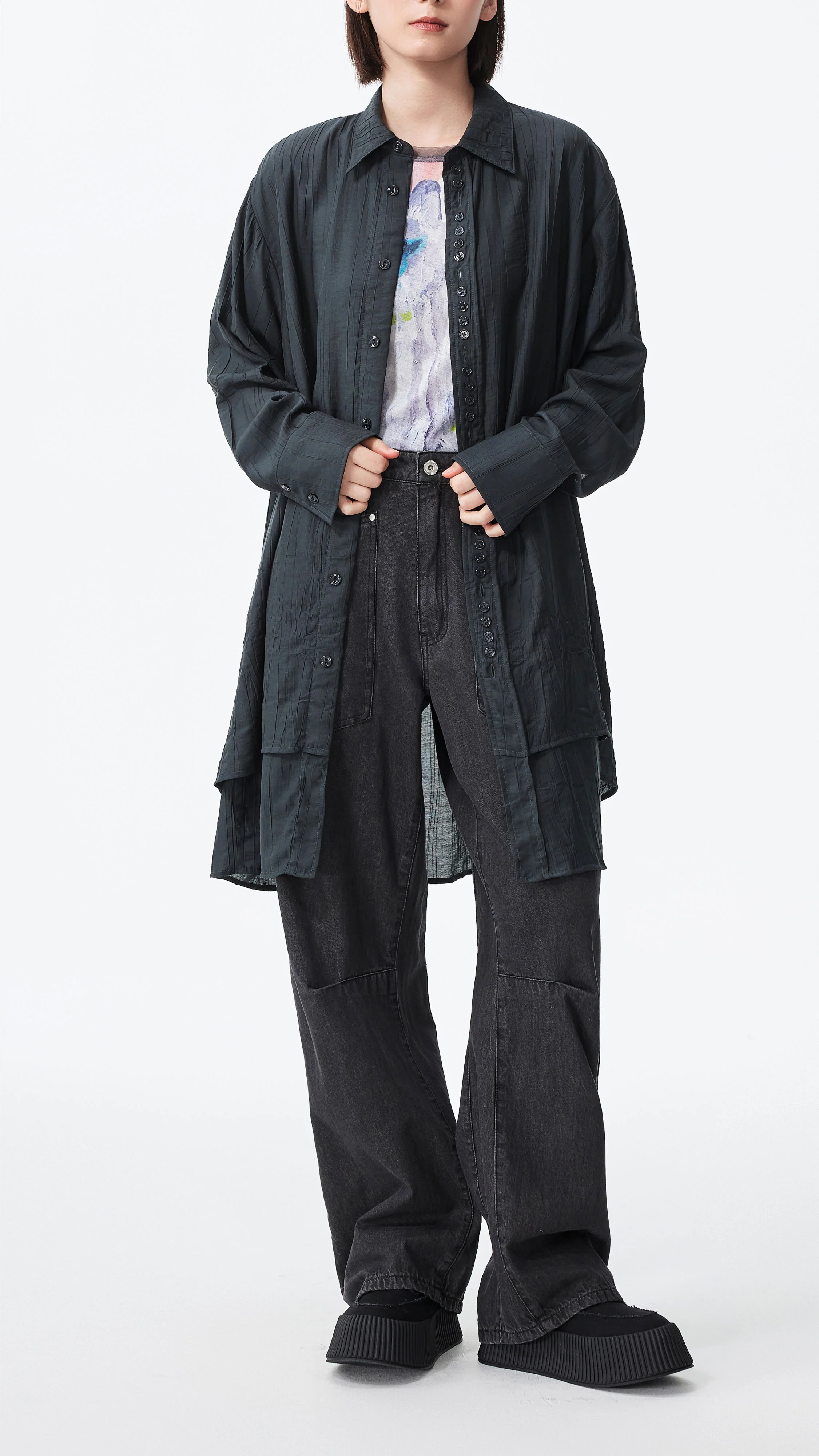 Crinkle Shirt - Umamrii