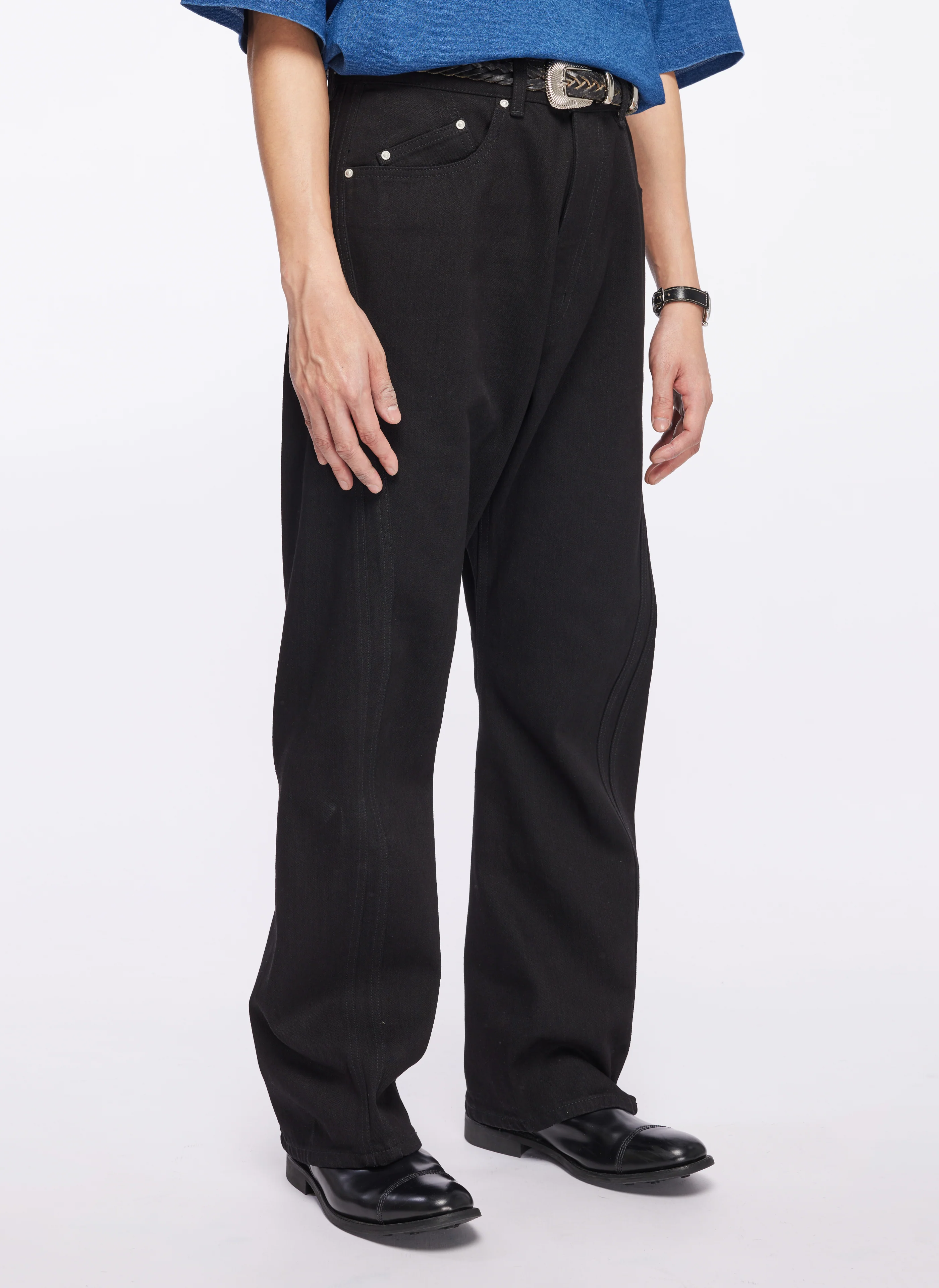 13oz Cotton Polyester Denim 3D Cut Jeans - Umamrii