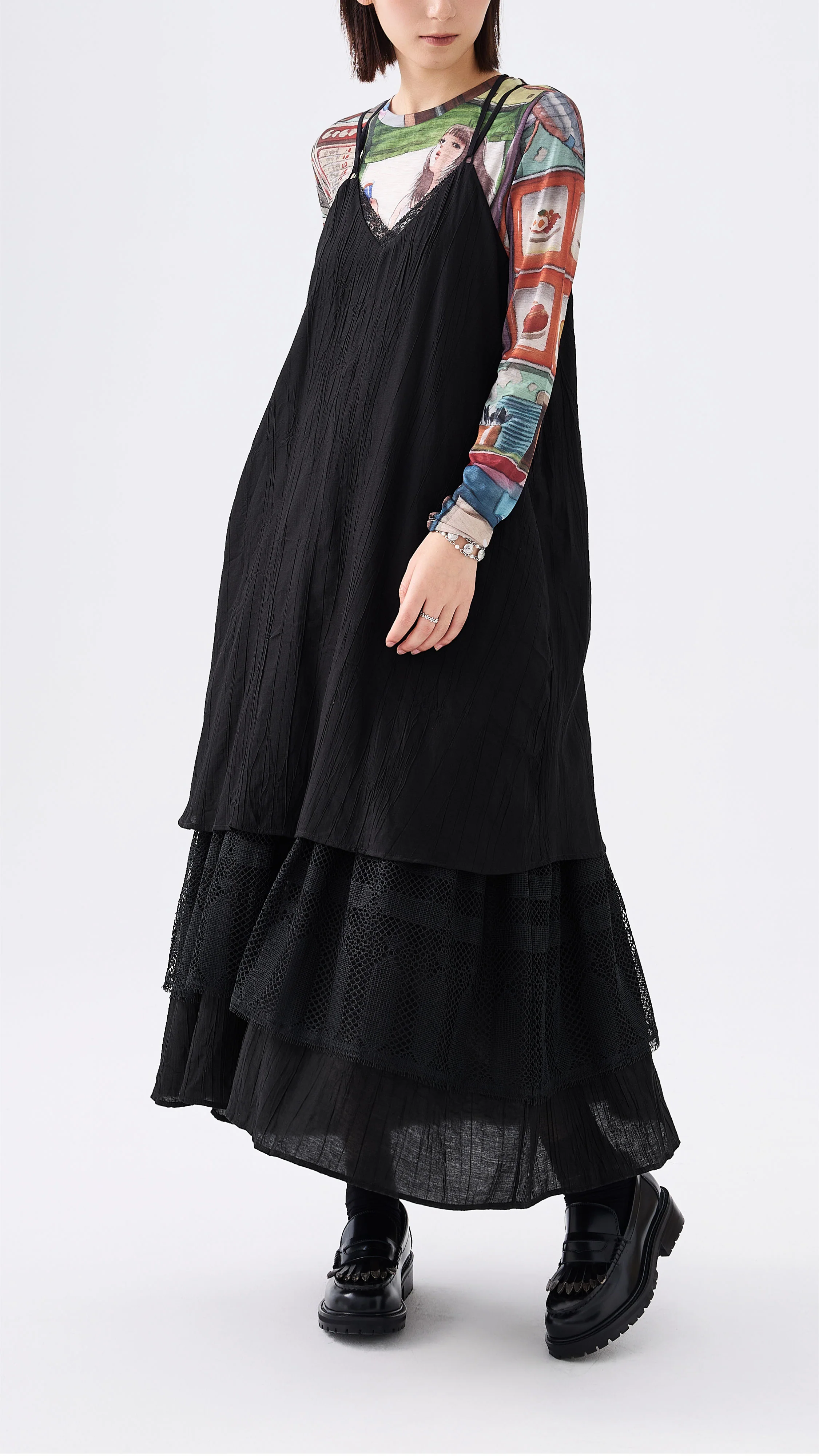 Dress with Lace Detail - Umamrii