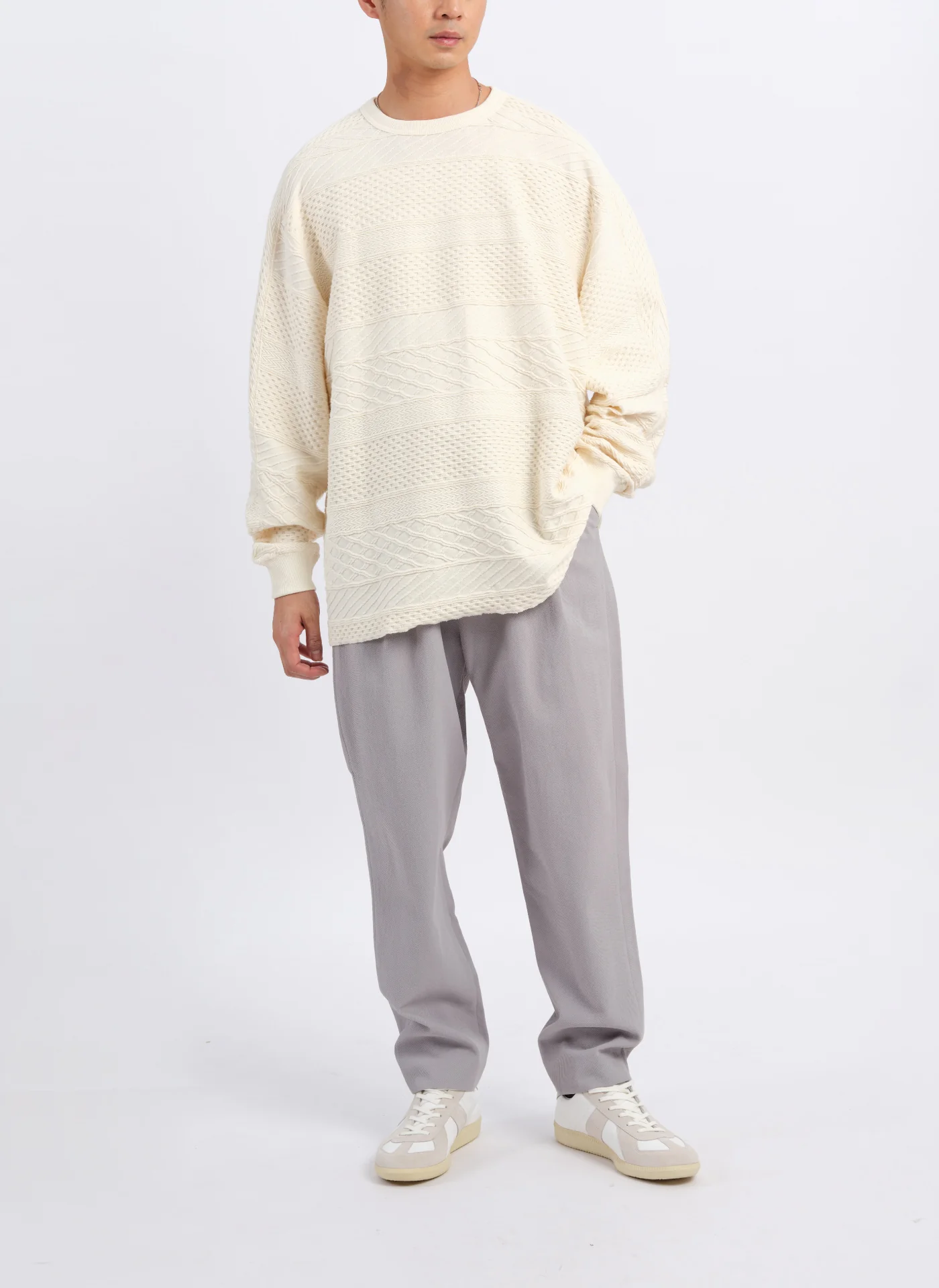 Solotex Garbardine (Work) Ankle Length Relax Tapered Pants [P-10] - Umamrii