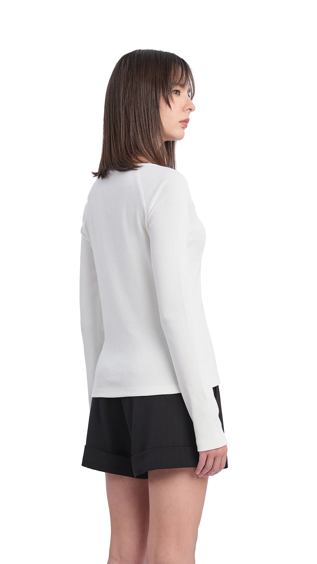 Long Sleeve Bridge-Neck Top - Umamrii