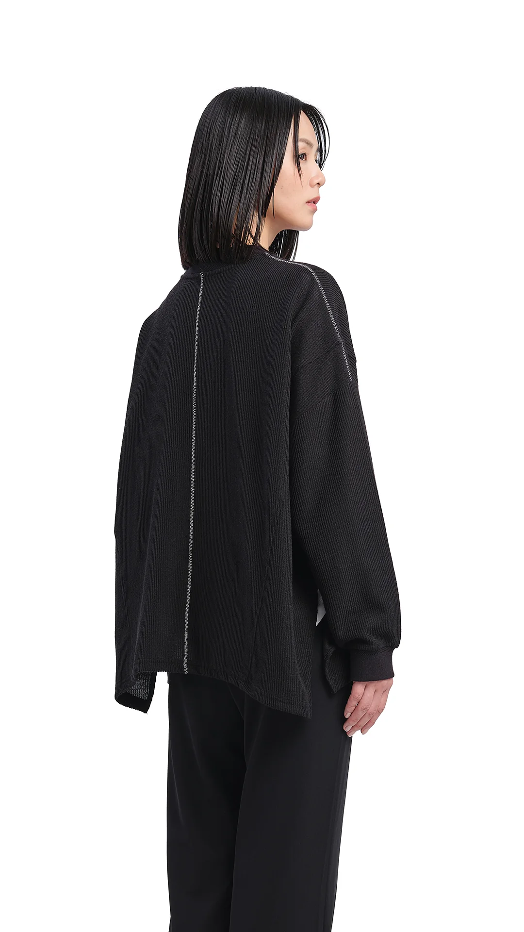 Oversized Cut Sewn Cardigan - Umamrii