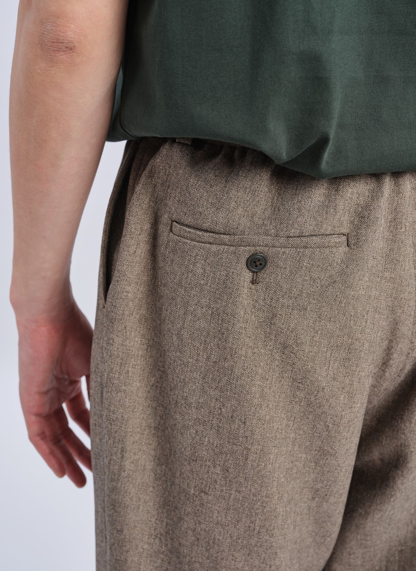 Naturemier Melange Polyester Easy Pants - Umamrii