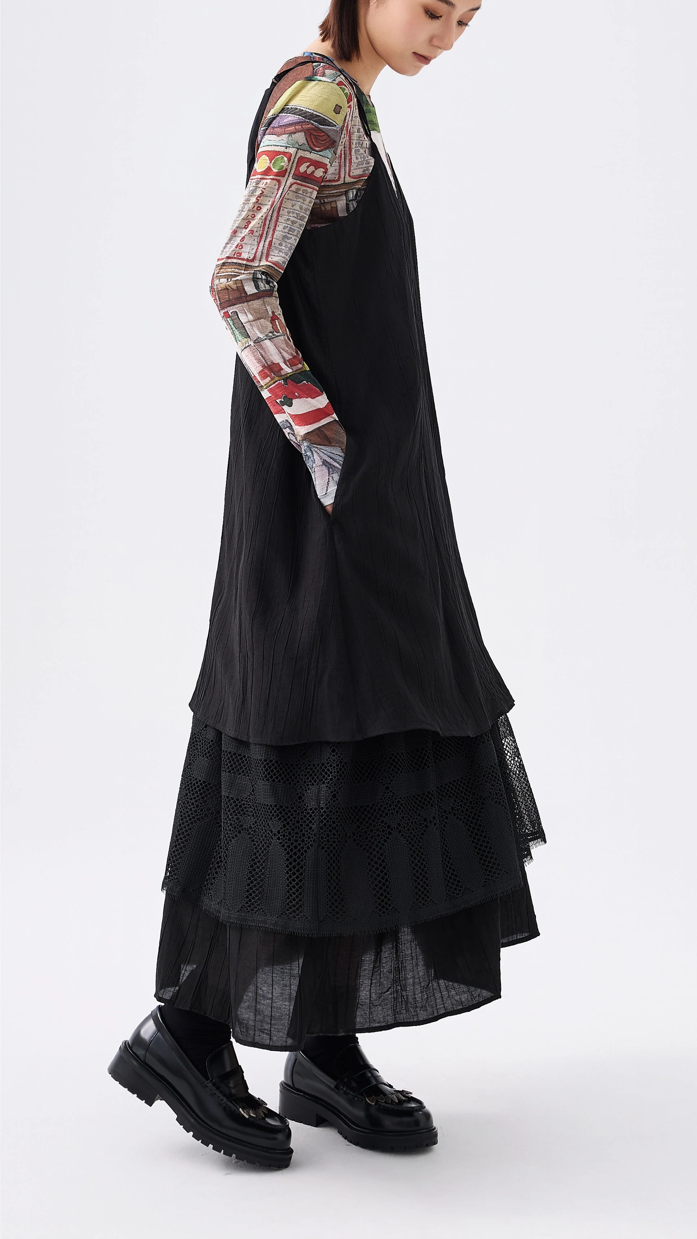 Dress with Lace Detail - Umamrii
