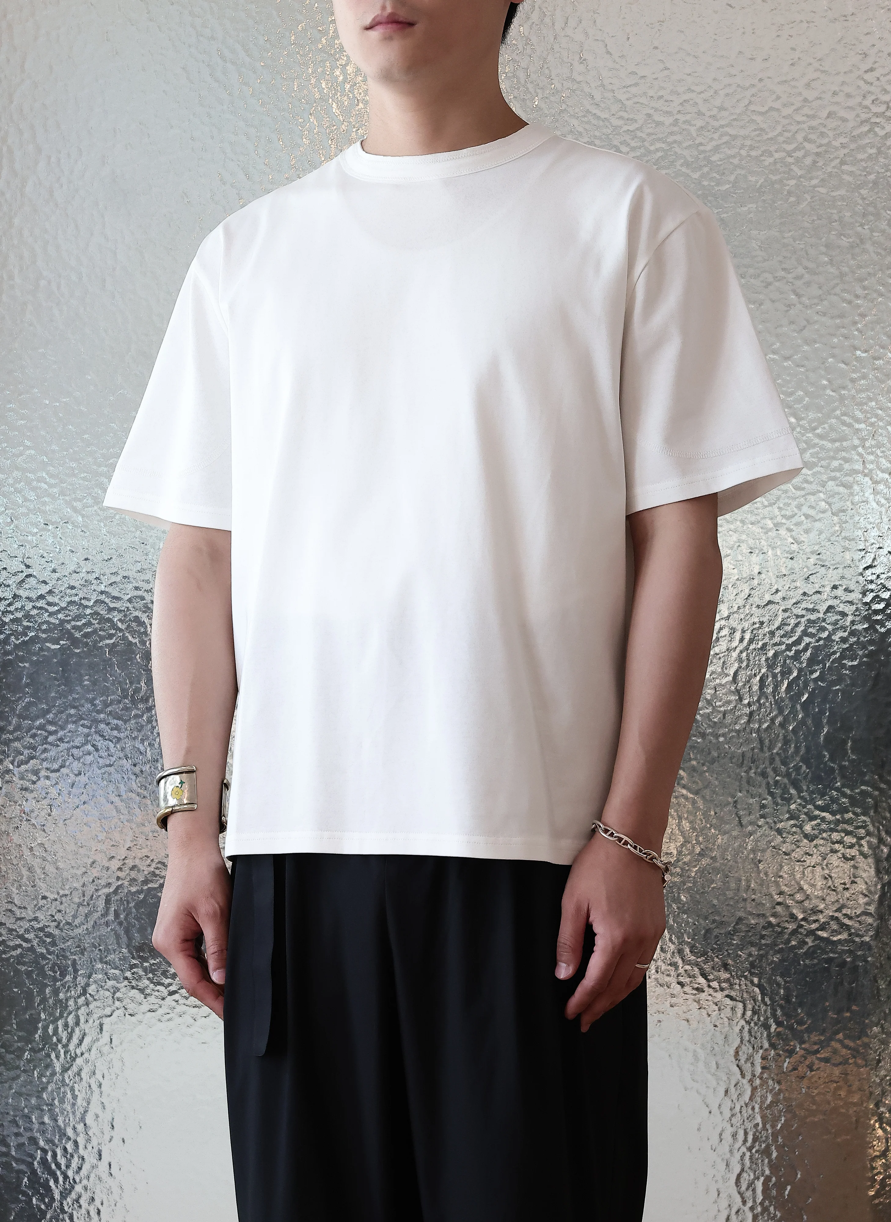 Mercerized Cotton T-shirt - Umamrii