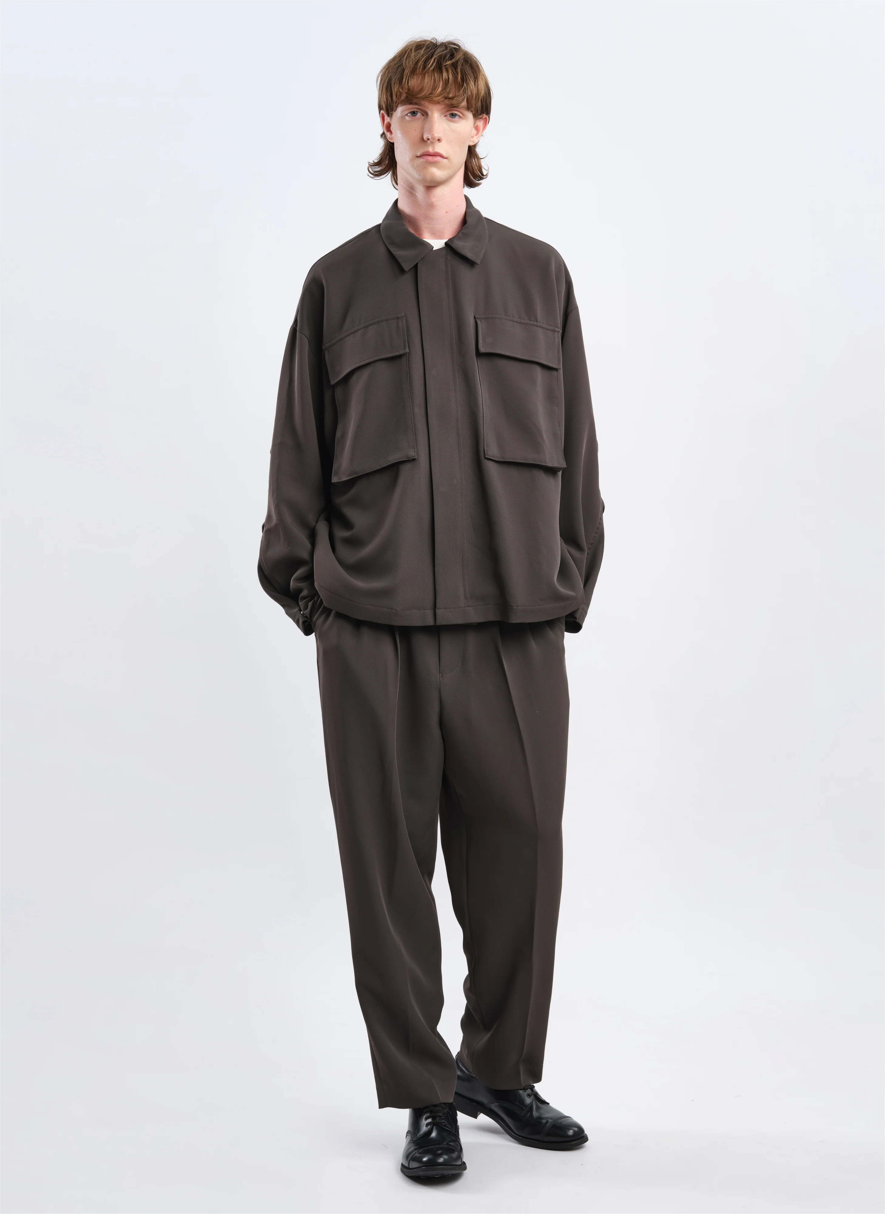 Shear Twill 2-Way Stretch Easy Pants - Umamrii