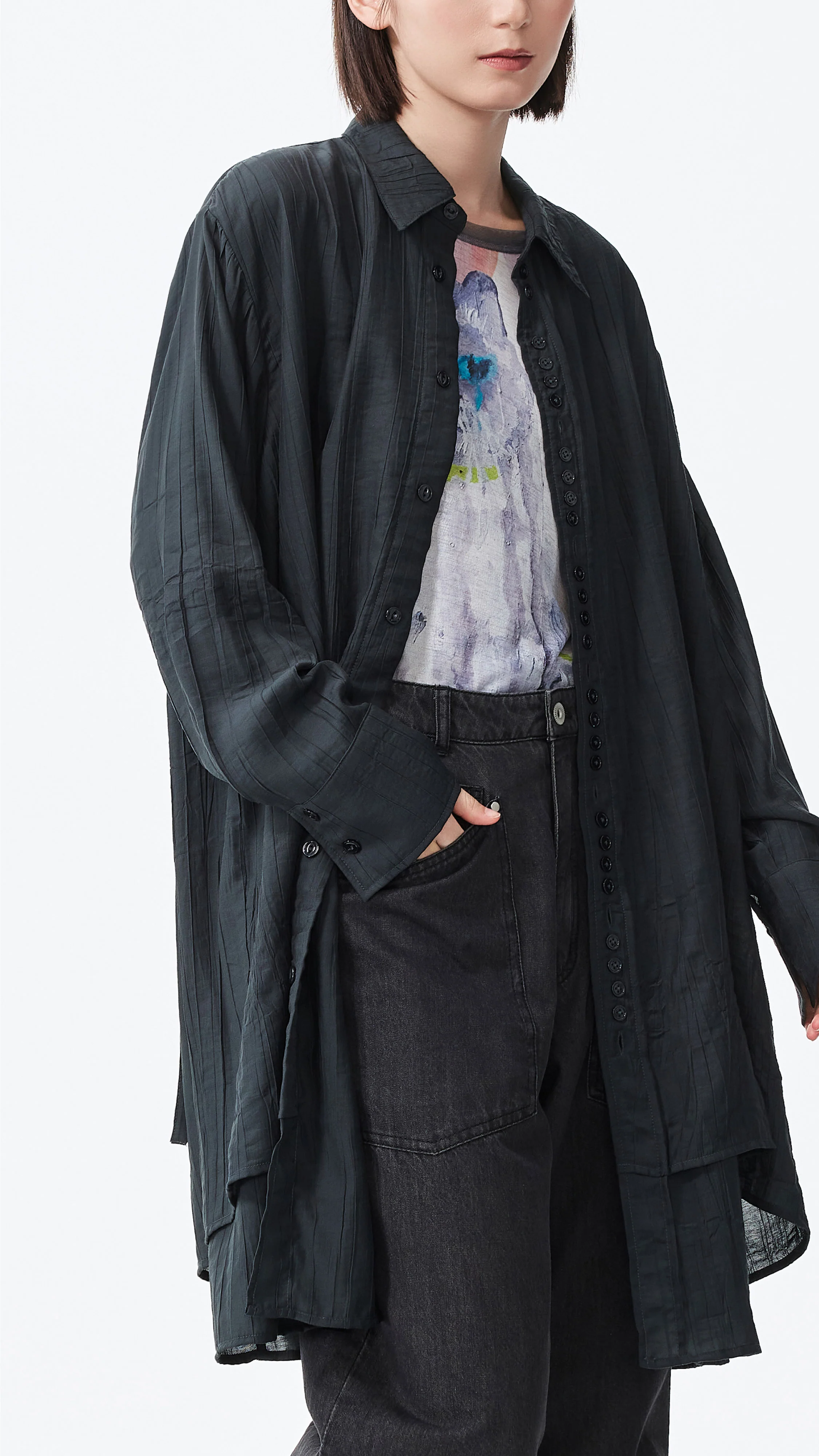 Crinkle Shirt - Umamrii