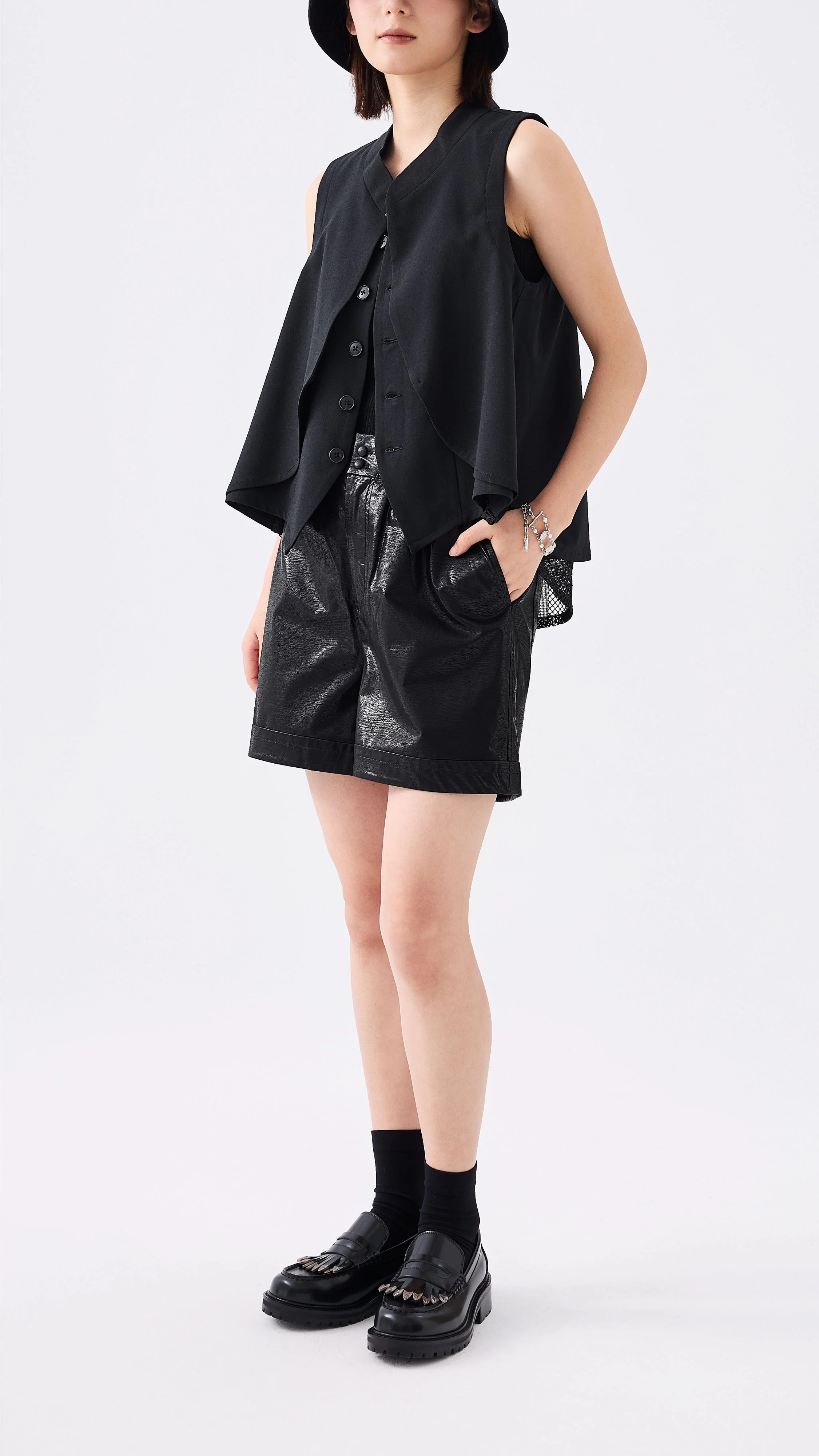 Waistcoat with Lace Detail - Umamrii