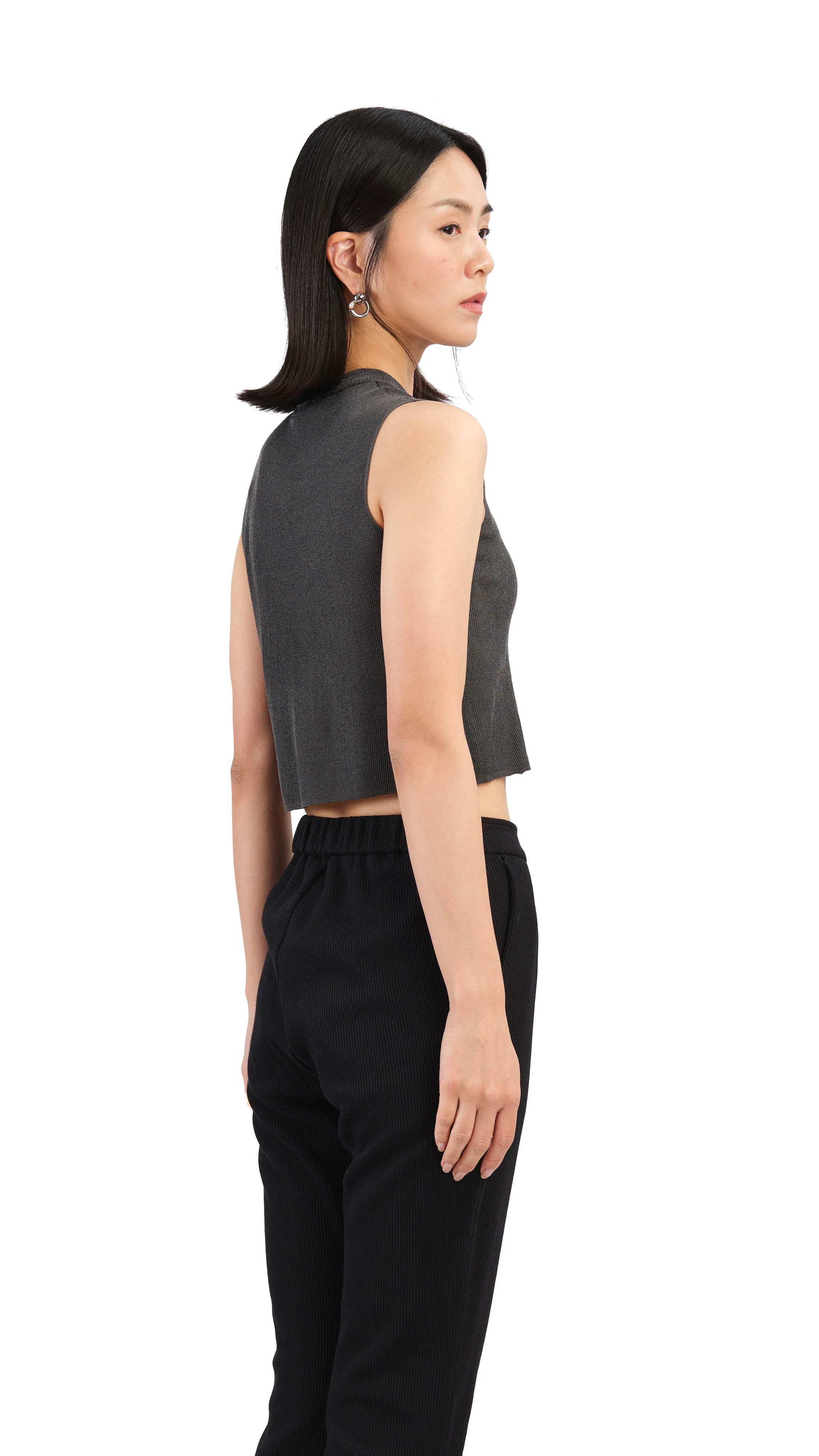 Sheer Knit Vest - Umamrii