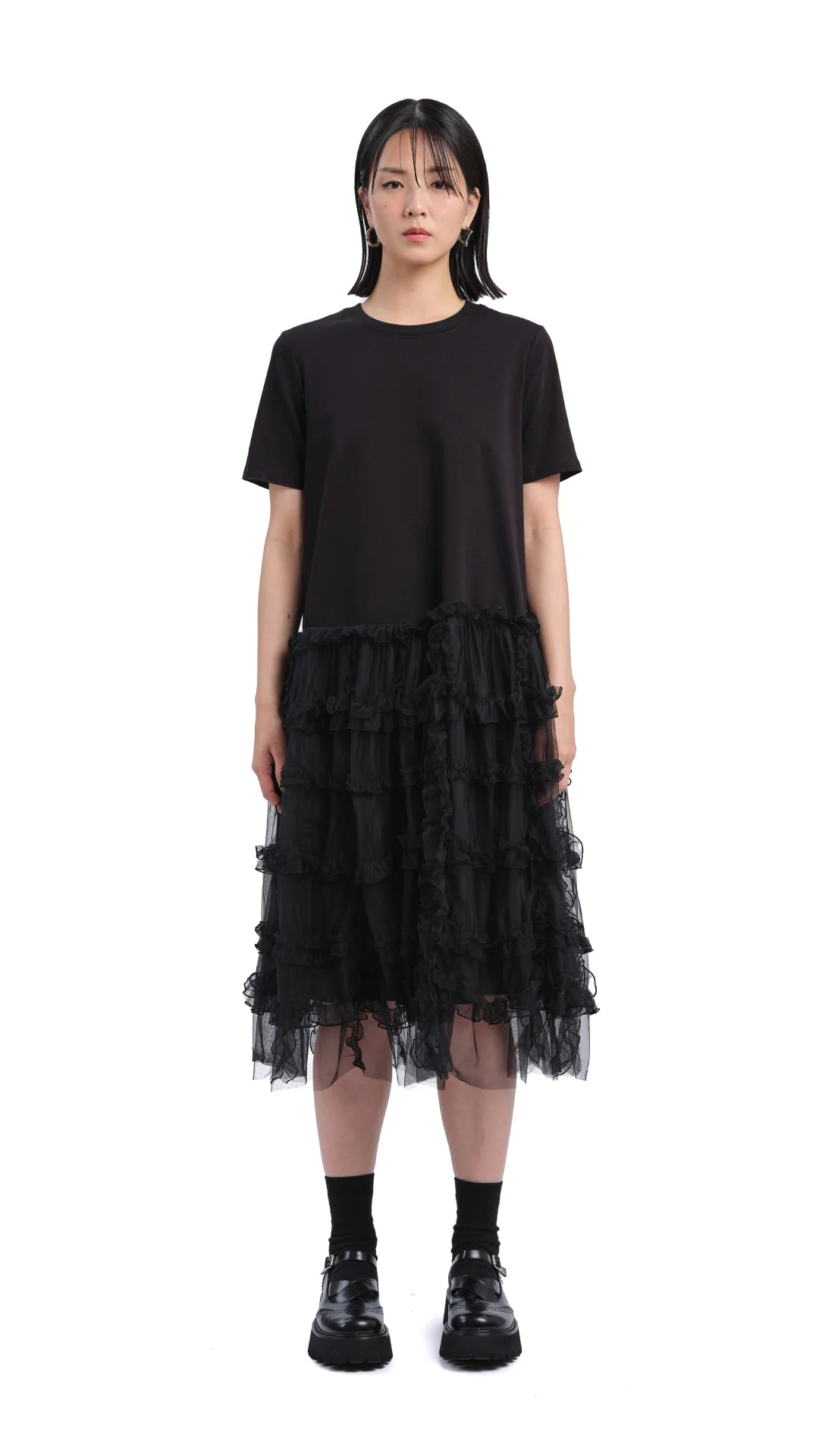 Mesh Layered Dress - Umamrii