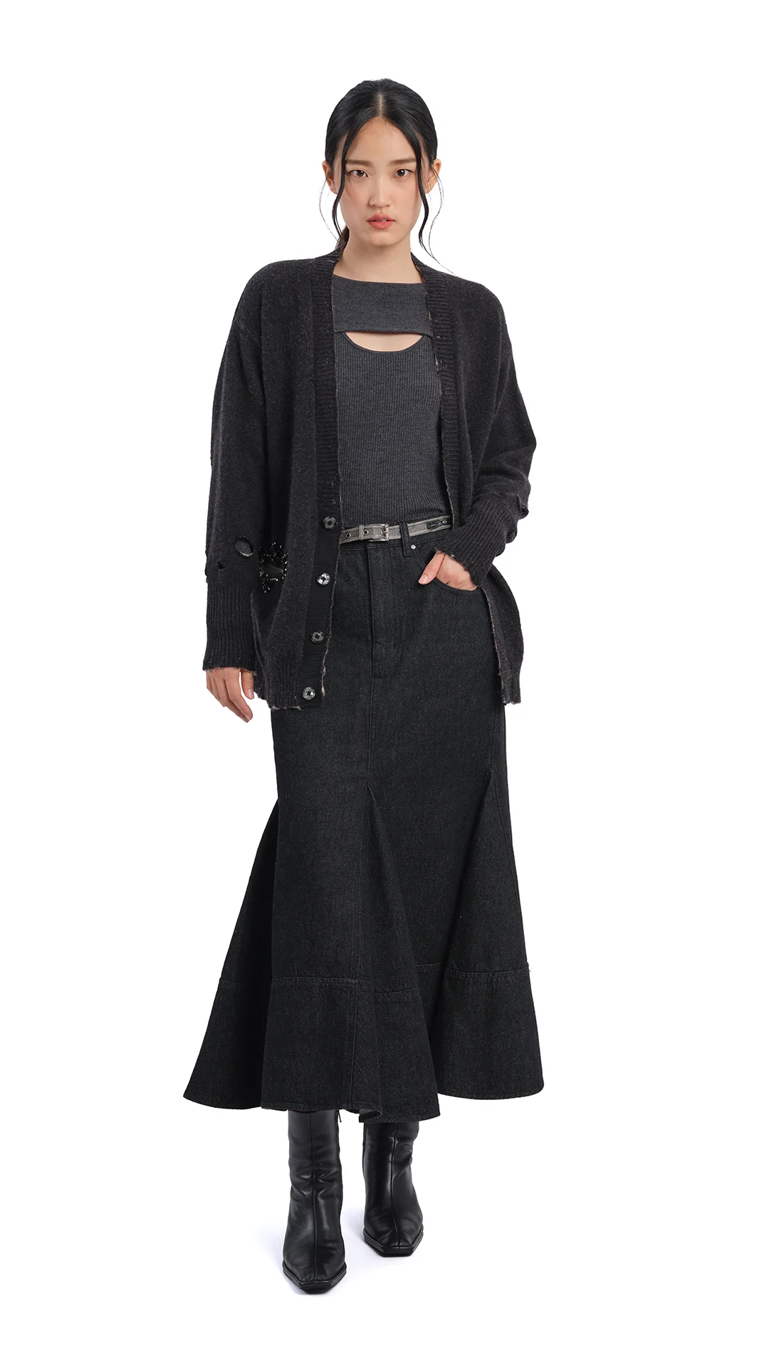 2-in-1 Wool Sweater - Umamrii