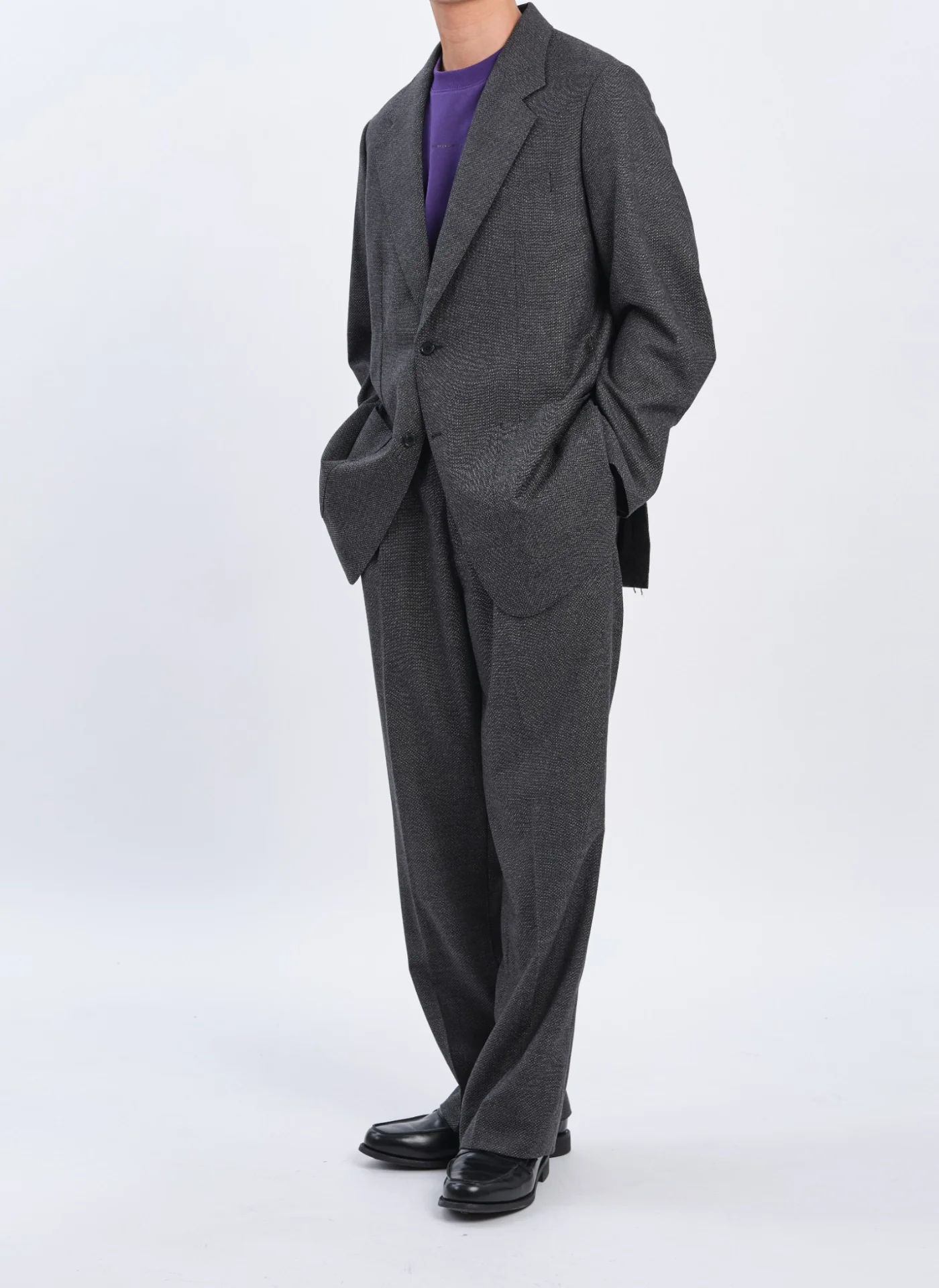 Marzotto Wool Full Constructed Single Breasted Suit Blazer - Umamrii