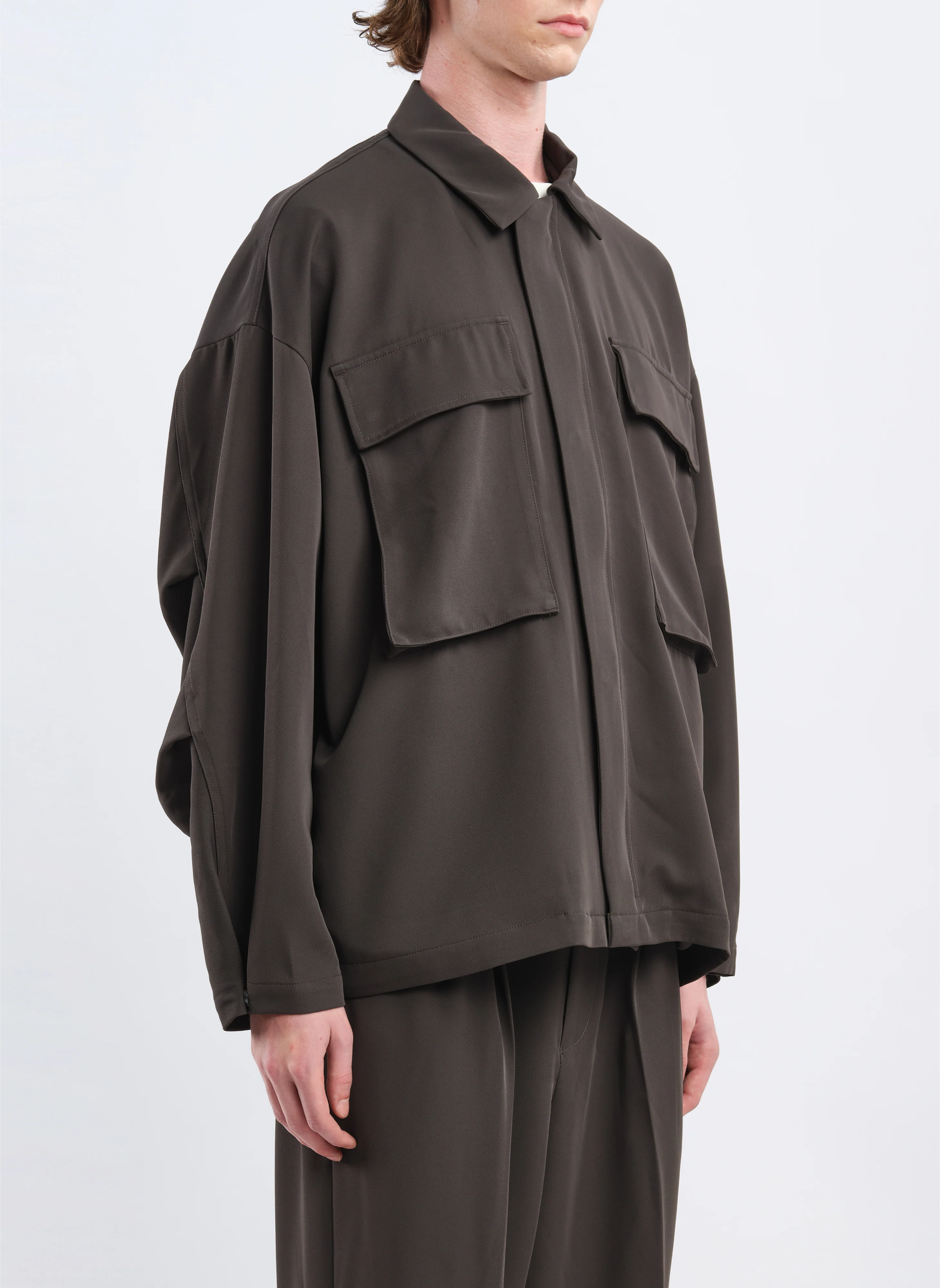 Shear Twill 2-Way Stretch Utlility Jacket - Umamrii