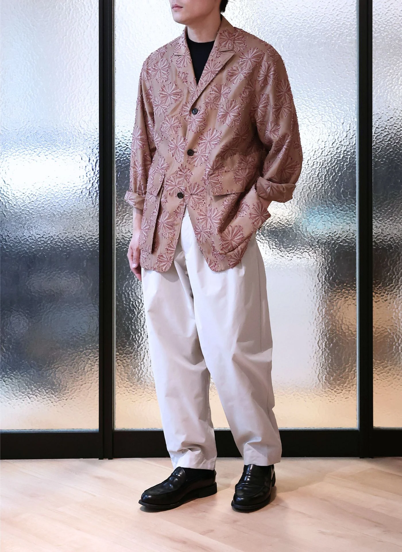 Lt. weight Cotton Touch Solotex Pleats Pants - Umamrii